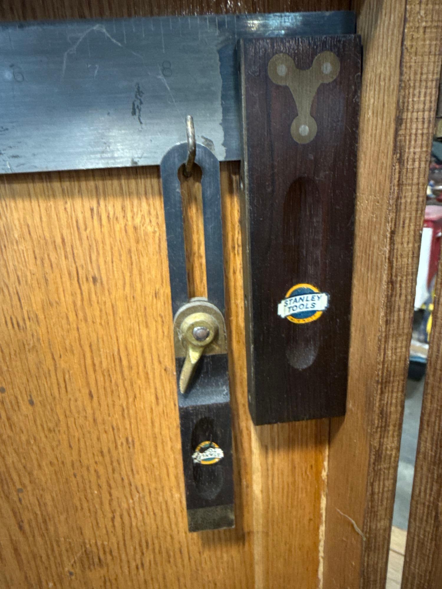 STANLEY DOVETAILED WORK BOX WITH TOOLS - 6