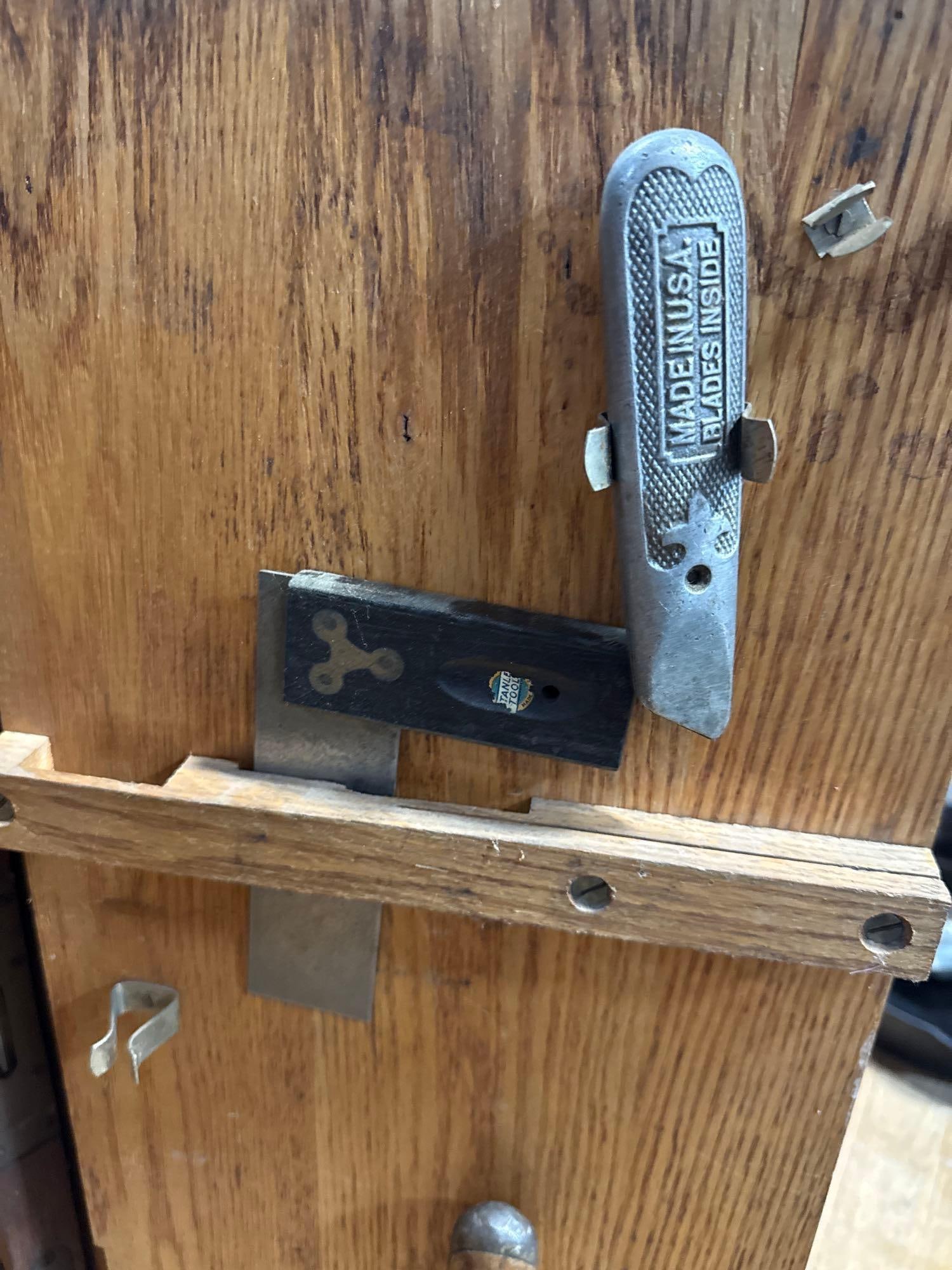 STANLEY DOVETAILED WORK BOX WITH TOOLS - 7