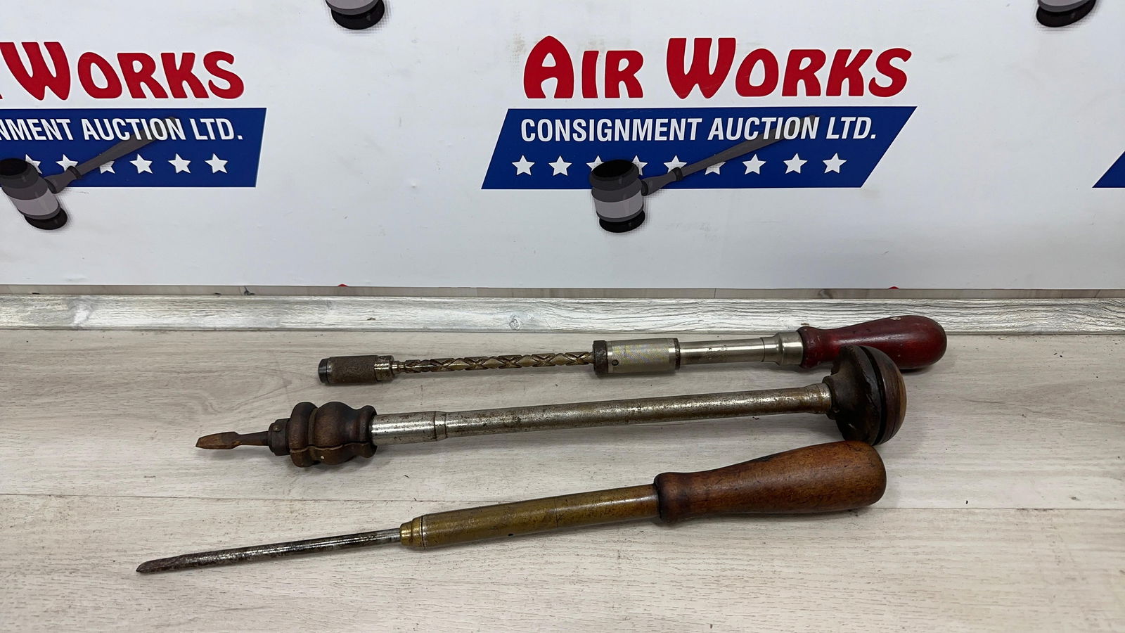 3- HANDRILLS. MILLERS FALLS AND OTHERS: Load-out Pick up for all online purchases for Antiques & collectibles is Monday, Tuesday, Wednesday, February 23rd, 24th, 25th At our shipper's location. We do offer shipping on all items