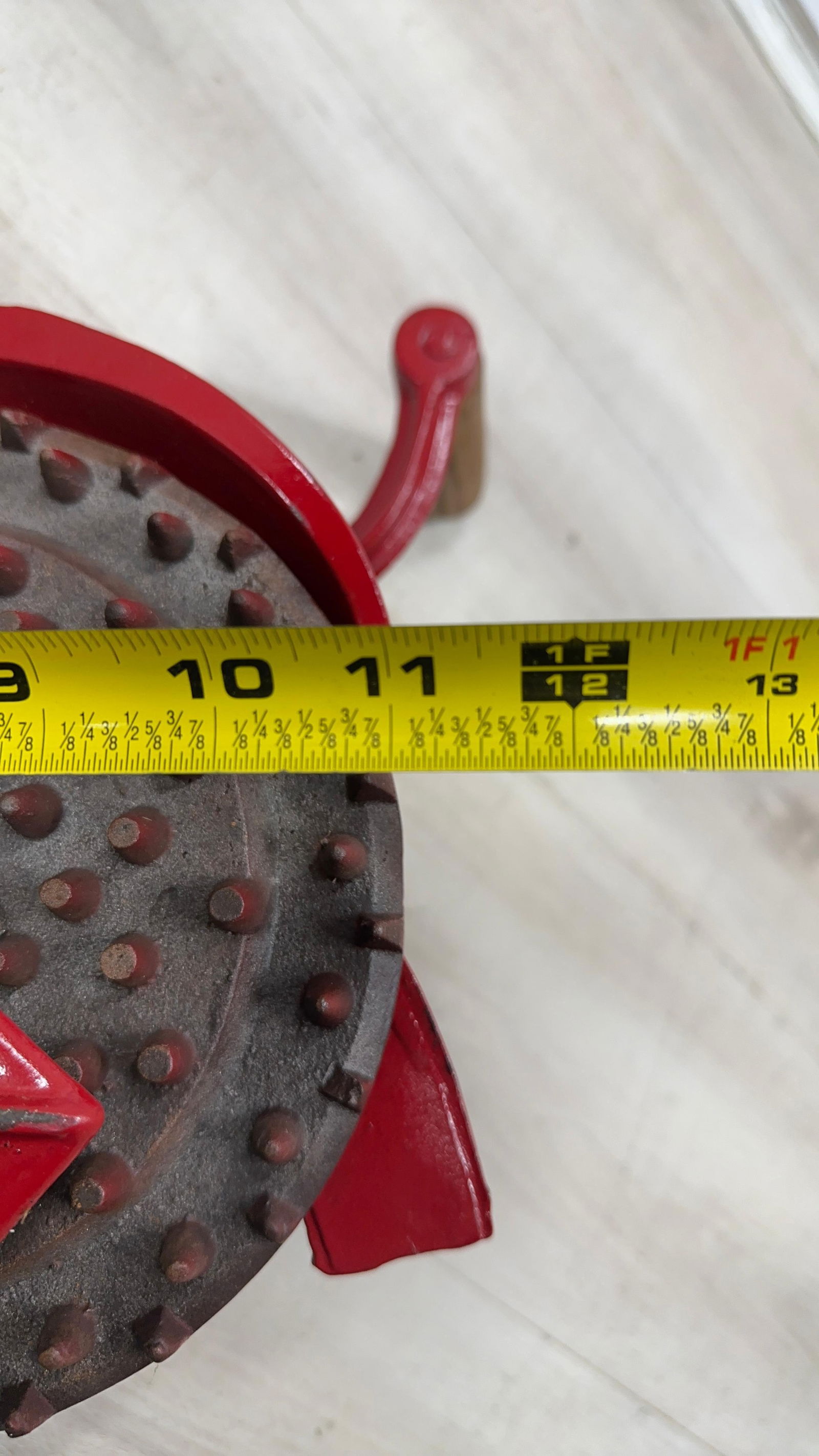 NEVER FAIL CORN SHELLER. REPURPOSED - 12