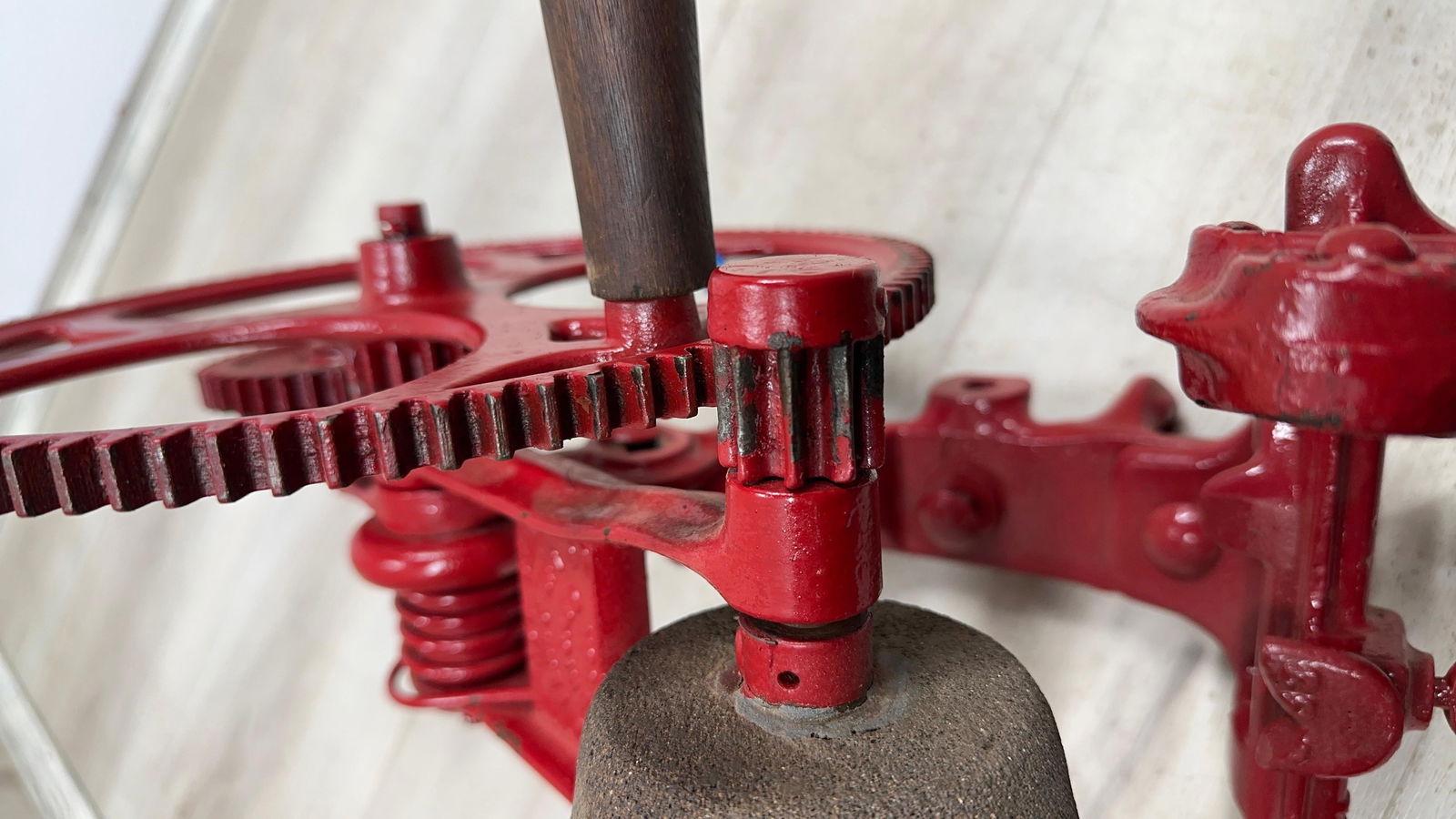 EARLY TOOL SHARPENER. REPURPOSED - 12