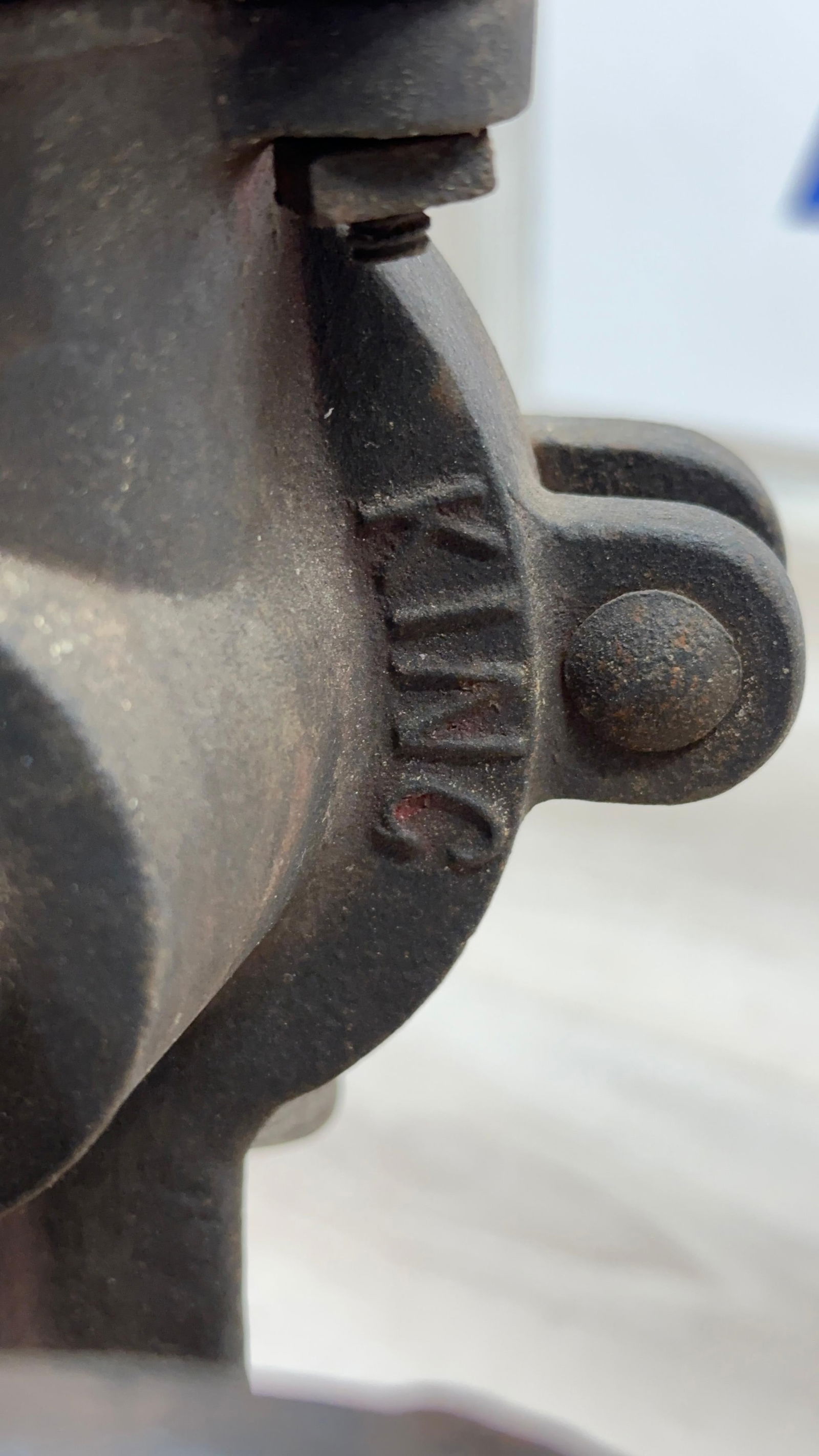 THE ROOT HEATH MFG. GRAIN MILL - 12