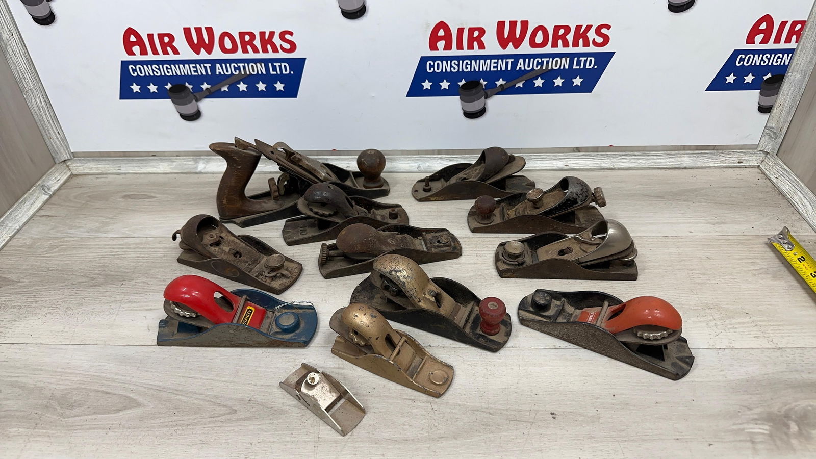 ASSORTED HAND PLANES: Load-out Pick up for all online purchases for Antiques & collectibles is Monday, Tuesday, Wednesday, February 23rd, 24th, 25th At our shipper's location. We do offer shipping on all items