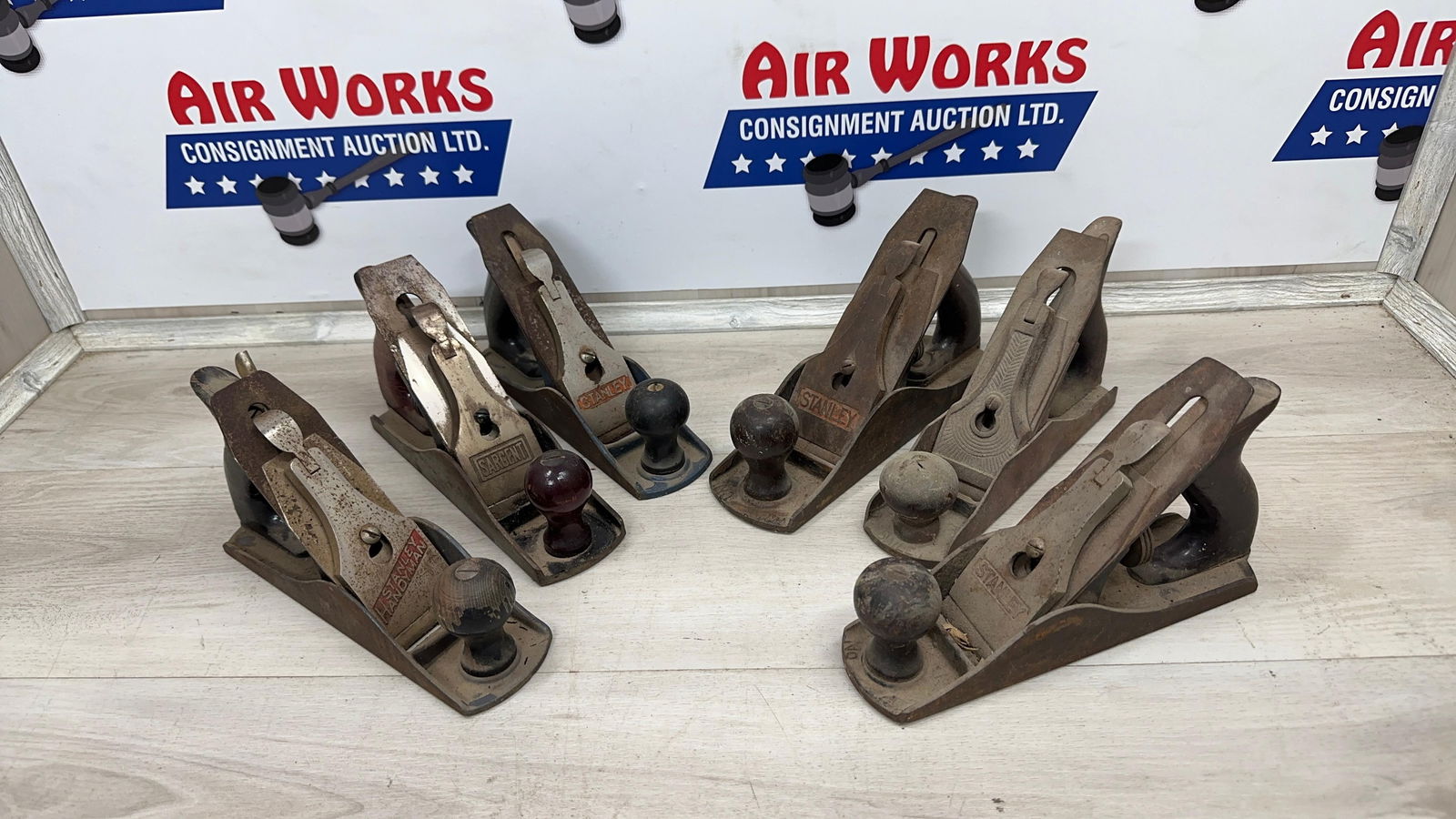 ASSORTED STANLEY PLANES: Load-out Pick up for all online purchases for Antiques & collectibles is Monday, Tuesday, Wednesday, February 23rd, 24th, 25th At our shipper's location. We do offer shipping on all items shippabl