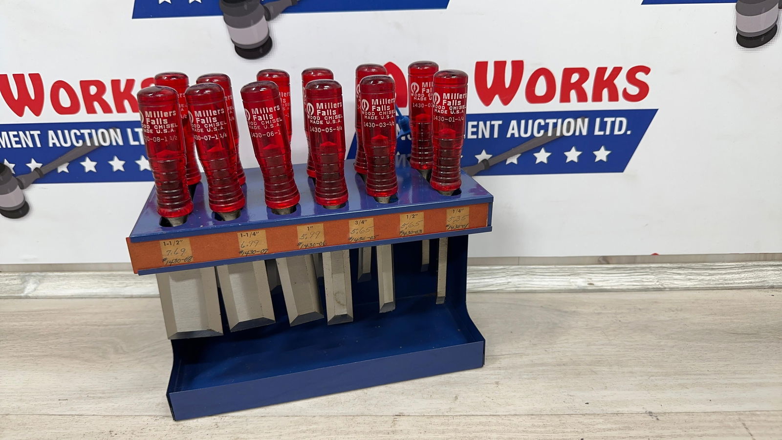 MILLERS FALLS WOOD CHISEL SET (1 of 3)