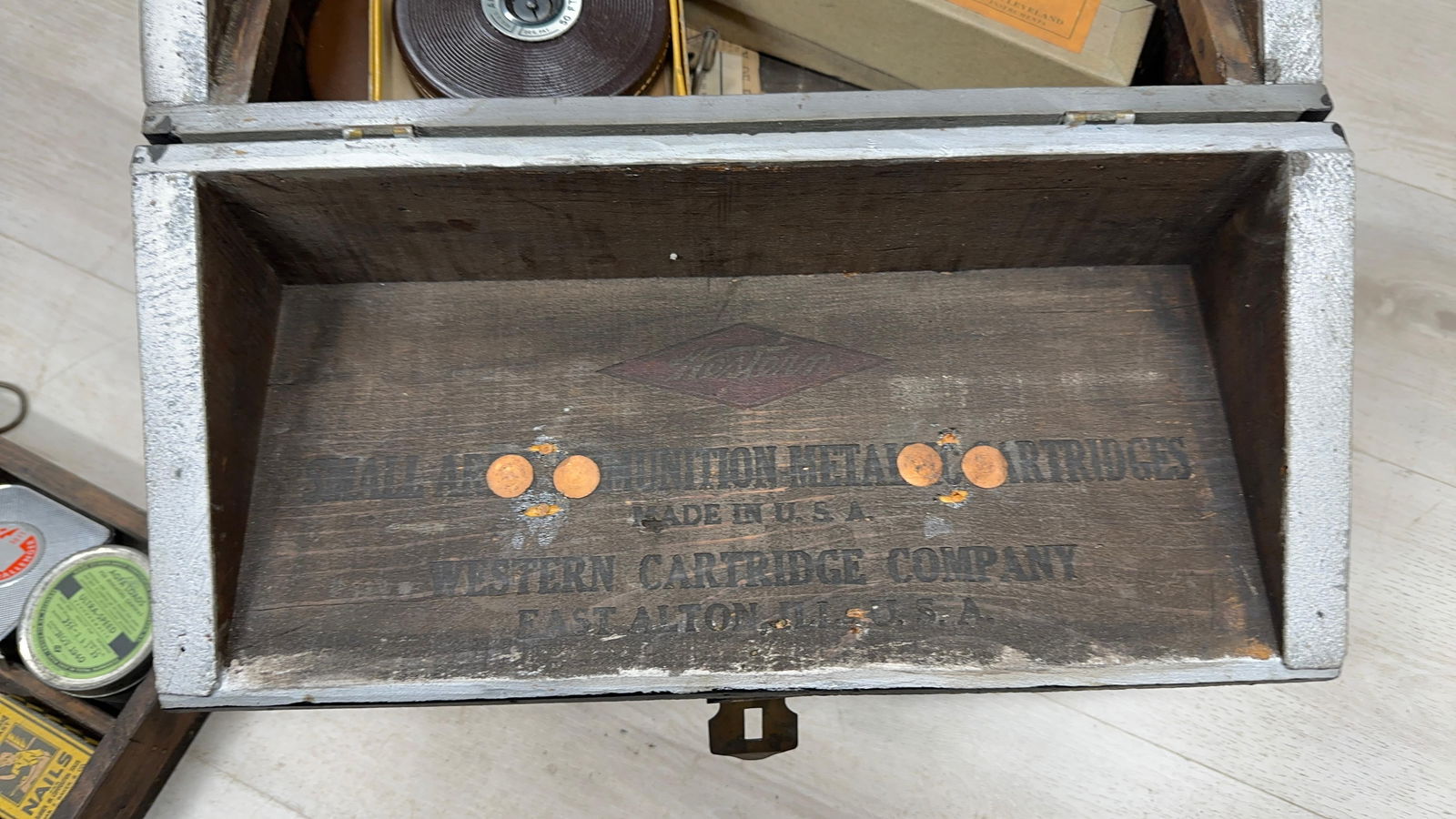 PRIMITIVE TOOL BOX WITH PRIMITIVE TOOLS - 3