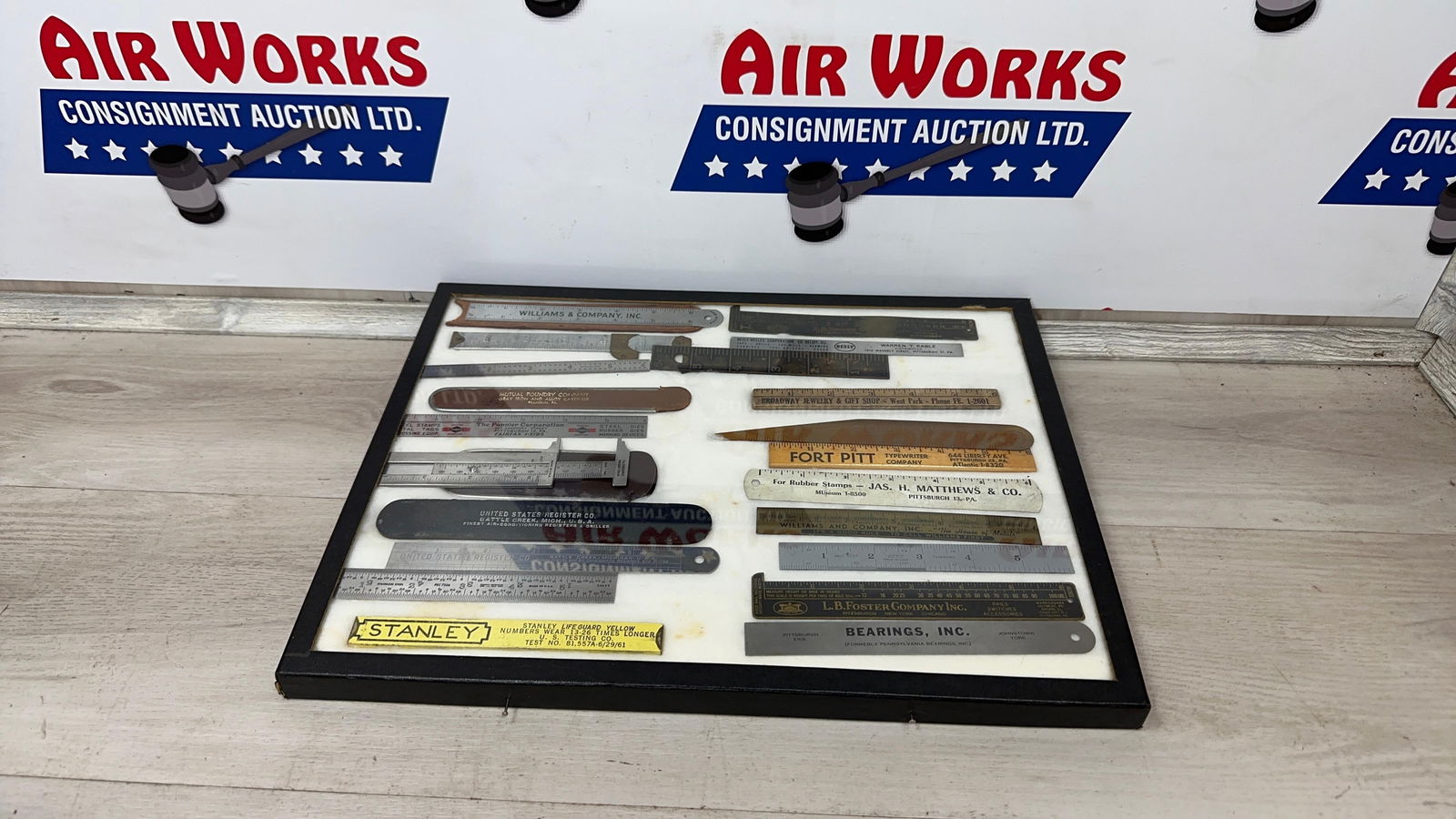 ANTIQUE RULER DISLAY: Load-out Pick up for all online purchases for Antiques & collectibles is Monday, Tuesday, Wednesday, February 23rd, 24th, 25th At our shipper's location. We do offer shipping on all items