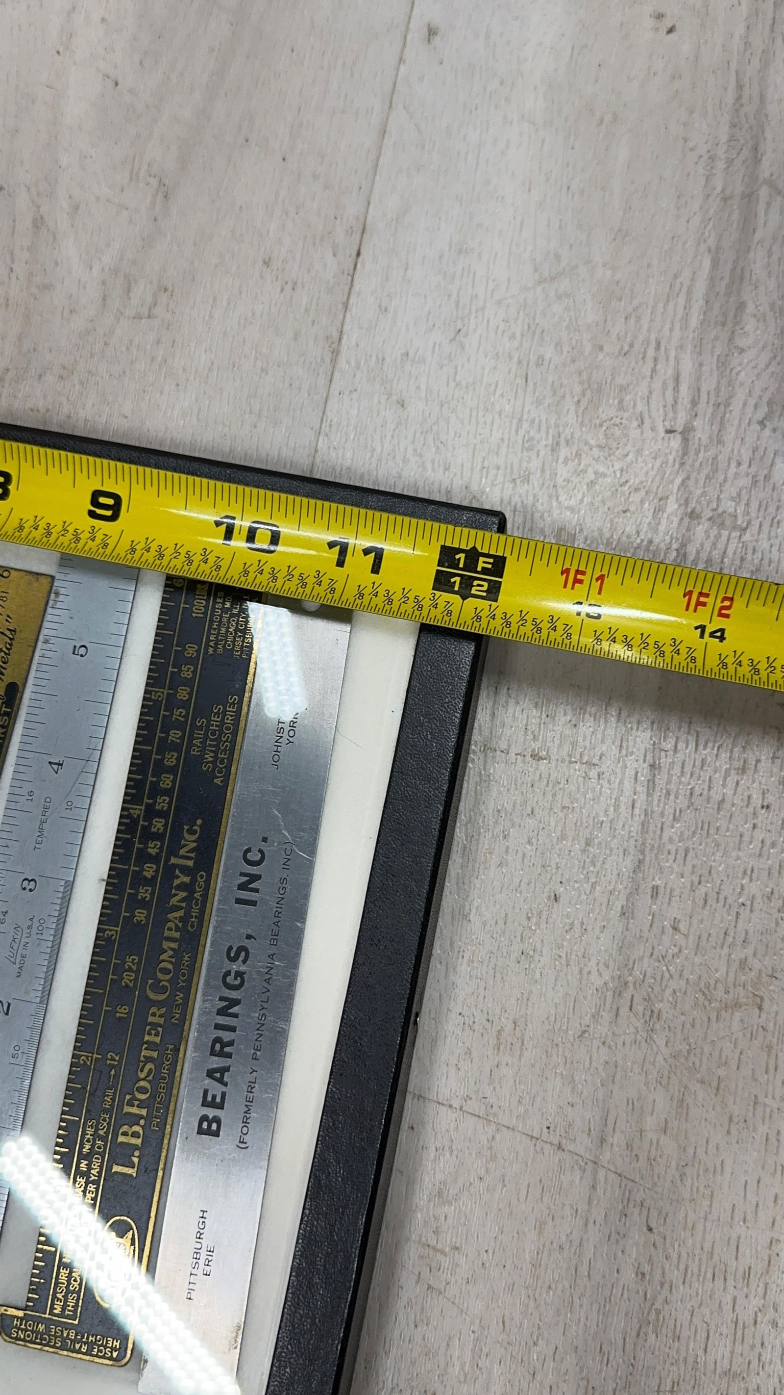 ANTIQUE RULER DISLAY - 6