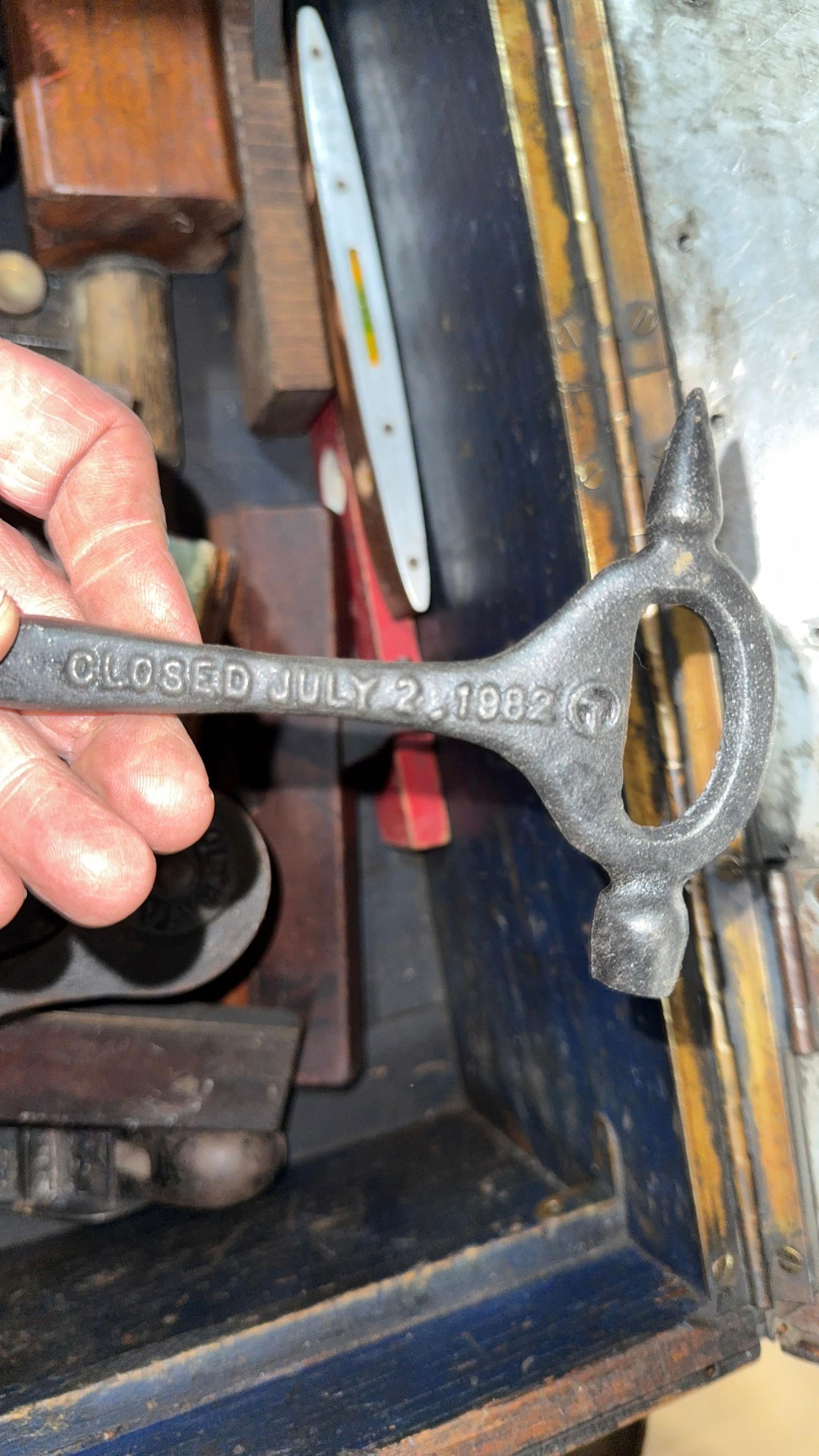 BOX LOADED WITH GOOD EARLY TOOLS - 13