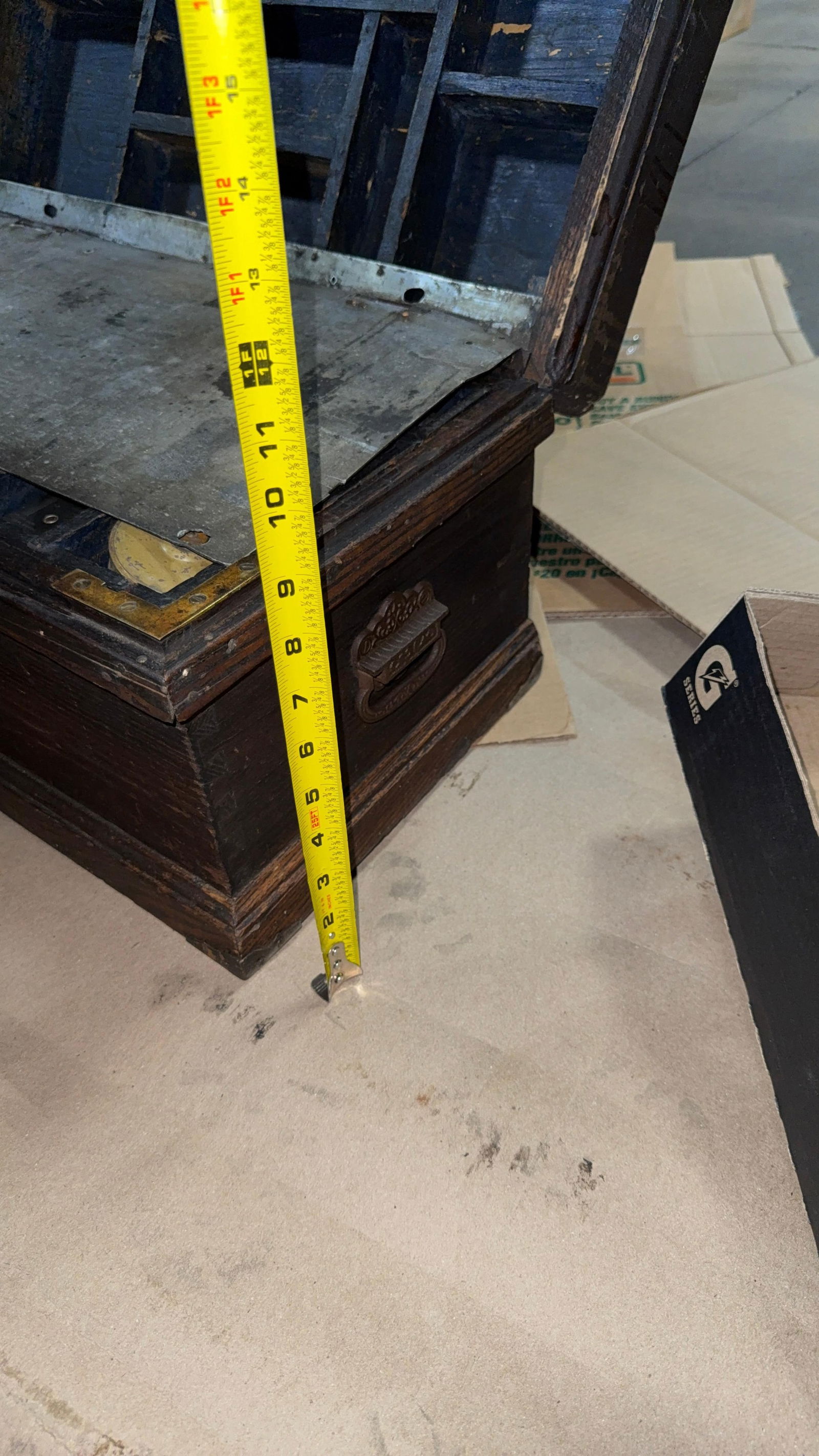 BOX LOADED WITH GOOD EARLY TOOLS - 9