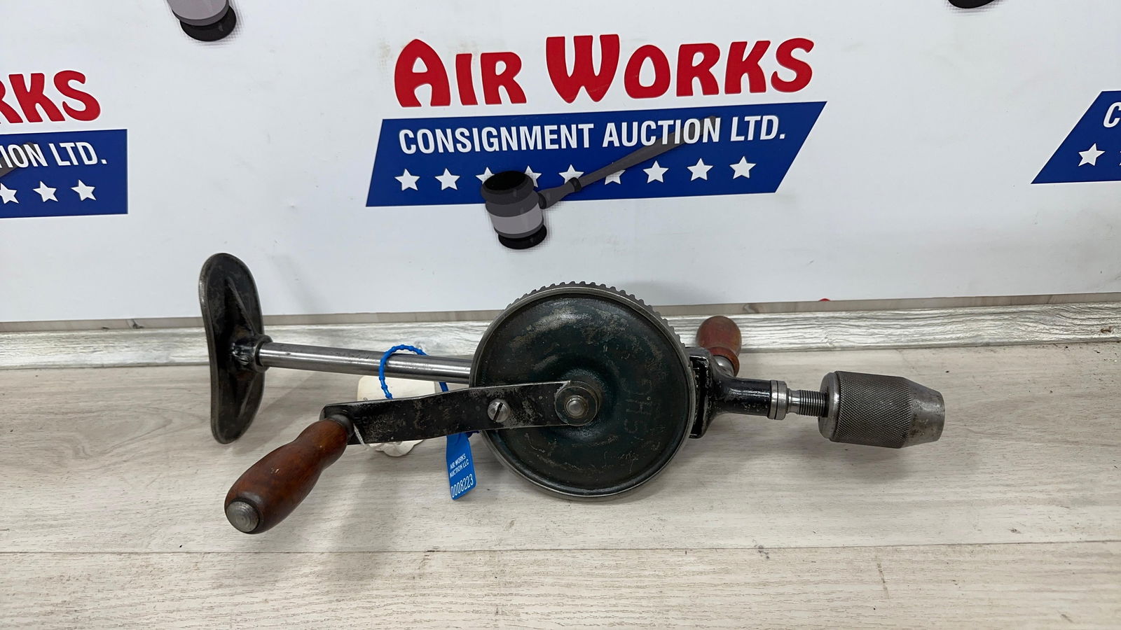 JORDAN FRANCE BREAST DRILL: Load-out Pick up for all online purchases for Antiques & collectibles is Monday, Tuesday, Wednesday, February 23rd, 24th, 25th At our shipper's location. We do offer shipping on all items