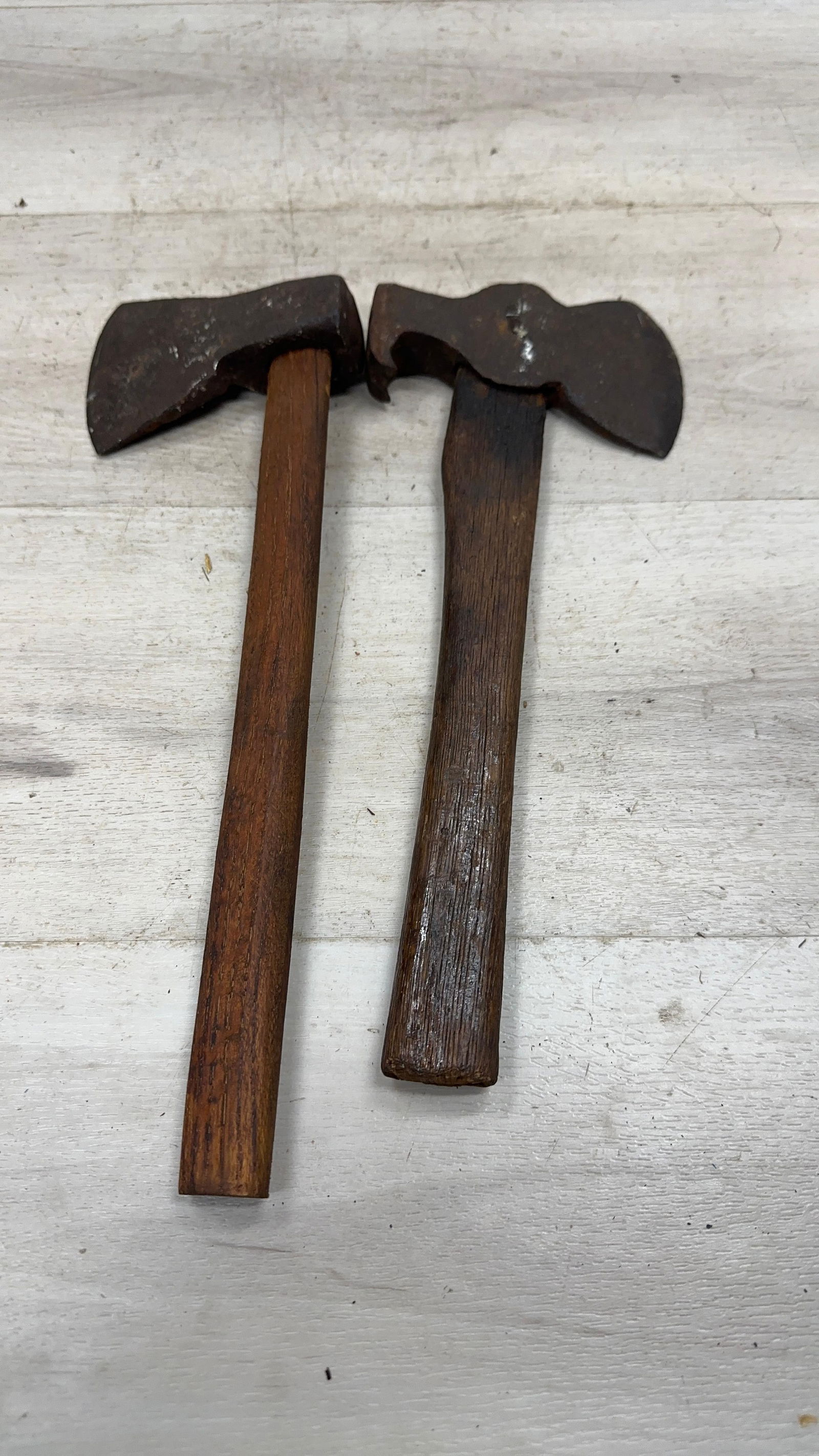 PAIR OF EARLY HATCHETS (1 of 5)