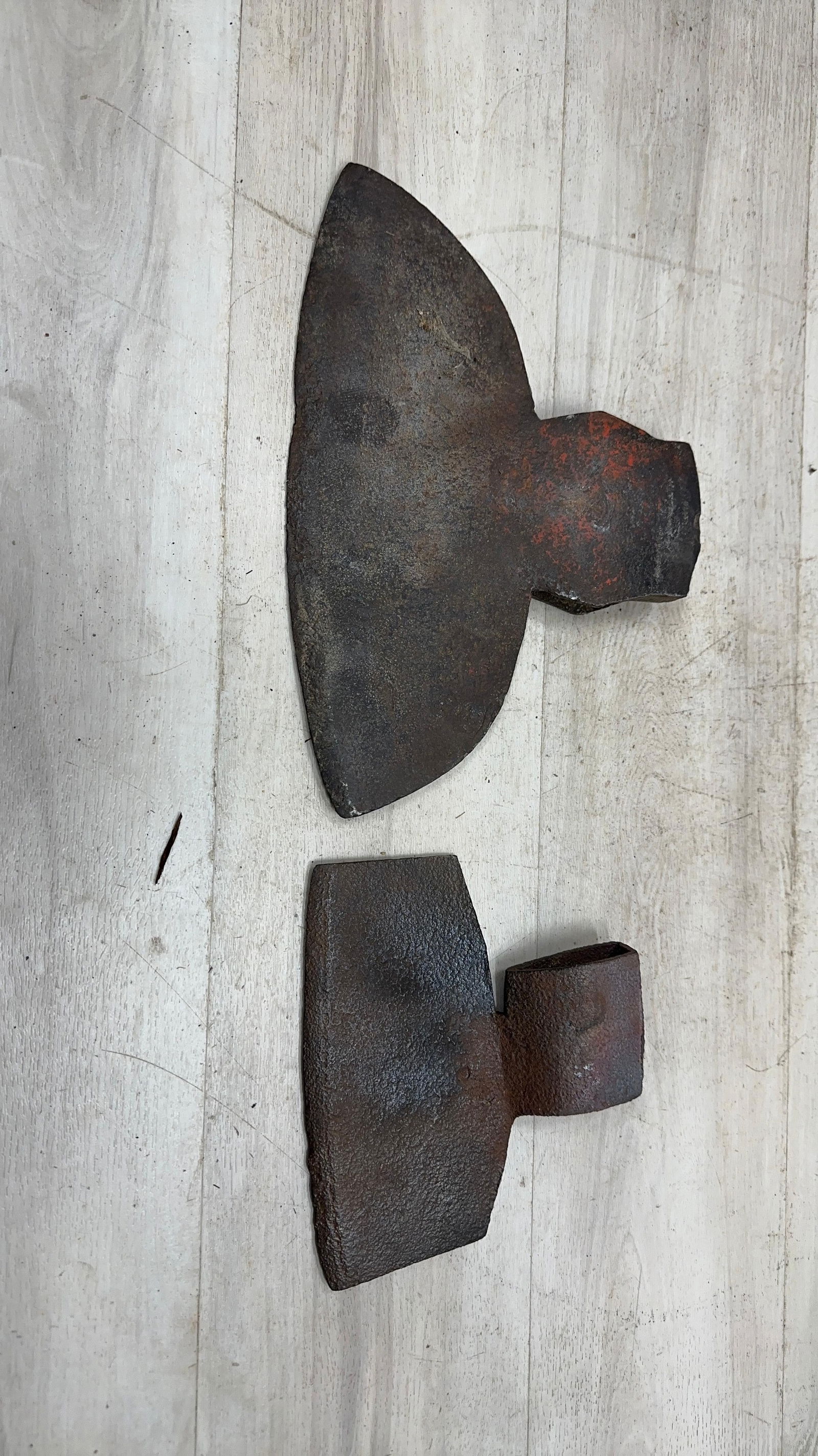 PAIR OF BROAD AXES: Load-out Pick up for all online purchases for Antiques & collectibles is Monday, Tuesday, Wednesday, February 23rd, 24th, 25th At our shipper's location. We do offer shipping on all items