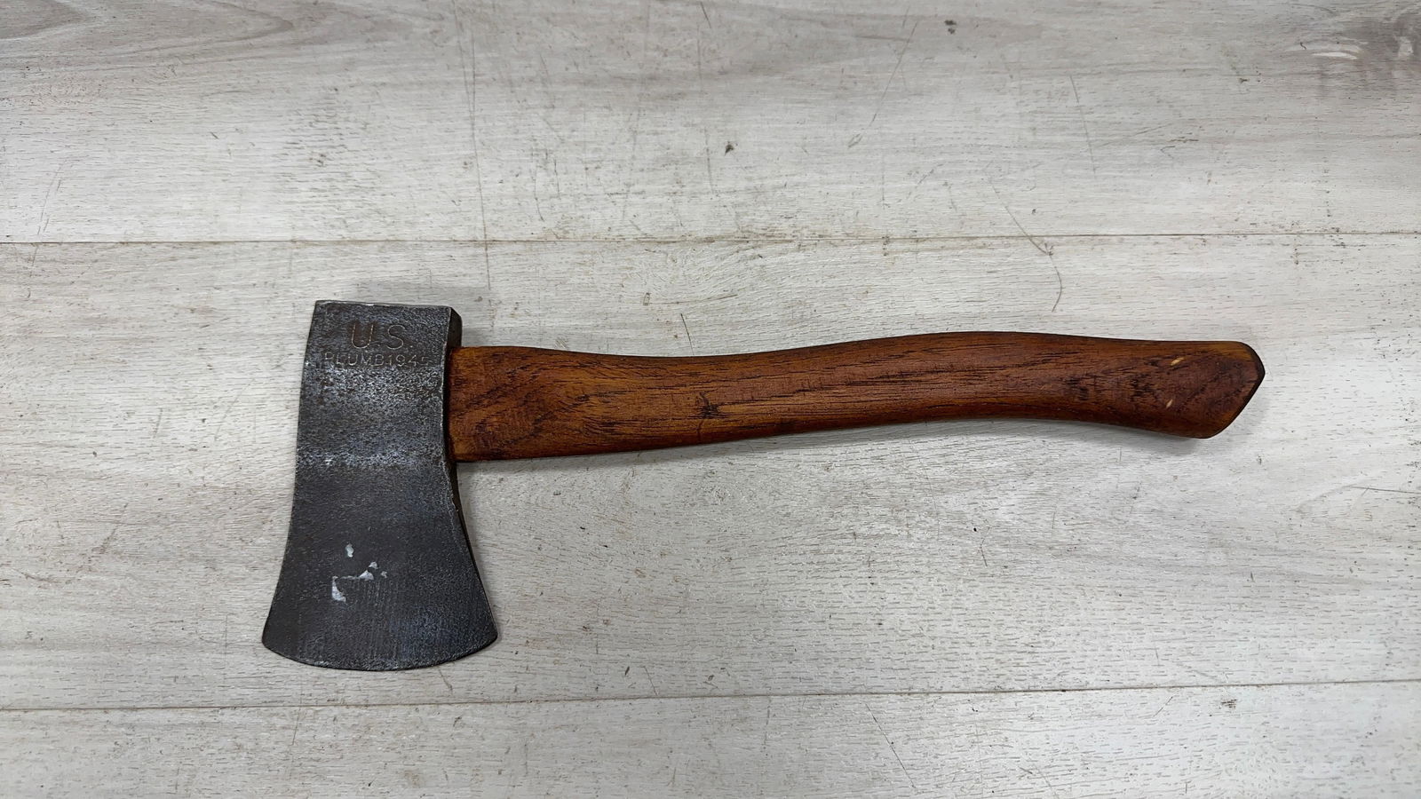 PLUMB HATCHET 1945: Load-out Pick up for all online purchases for Antiques & collectibles is Monday, Tuesday, Wednesday, February 23rd, 24th, 25th At our shipper's location. We do offer shipping on all items