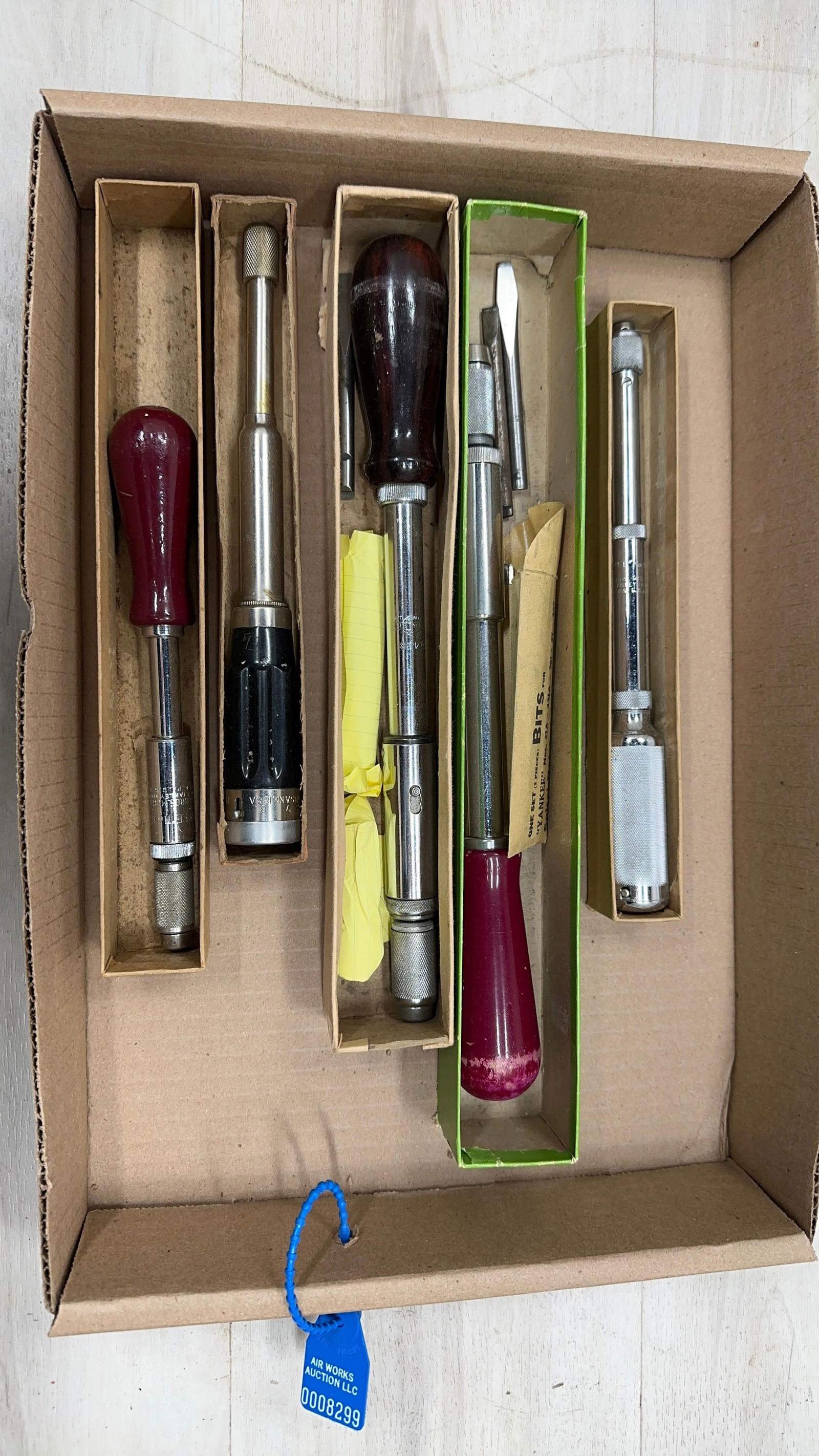 5- YANKEE DRILLS IN ORIGINAL BOXES: Load-out Pick up for all online purchases for Antiques & collectibles is Monday, Tuesday, Wednesday, February 23rd, 24th, 25th At our shipper's location. We do offer shipping on all items