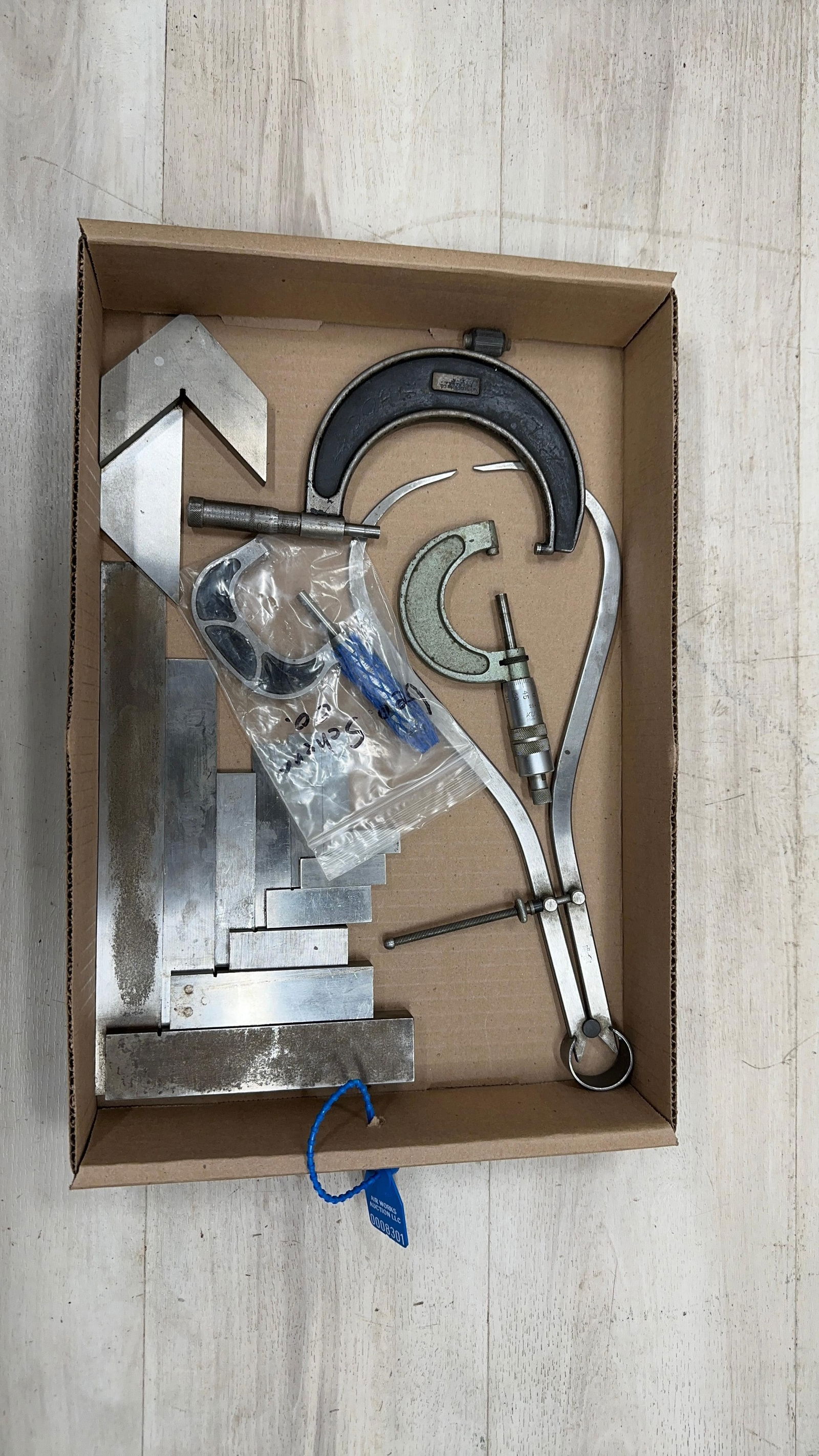 MACHINING CALIPERS AND W/PRECISION SQUARES (1 of 5)