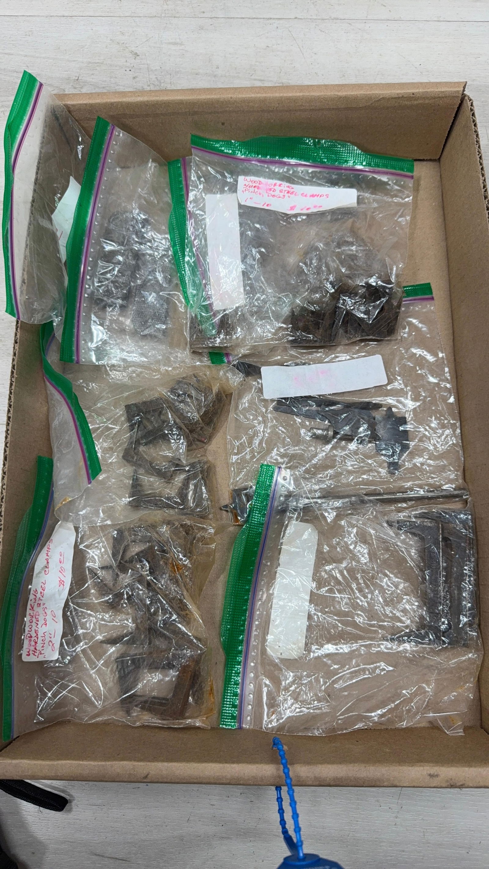 STEEL CLAMPS "PINCH DOGS" (1 of 5)