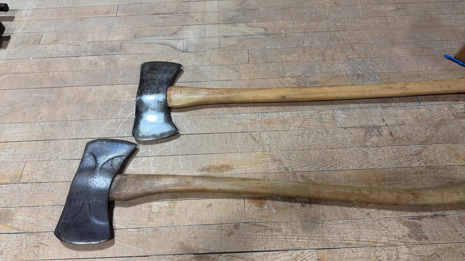 PAIR OF DOUBLE BIT AXES (1 of 9)