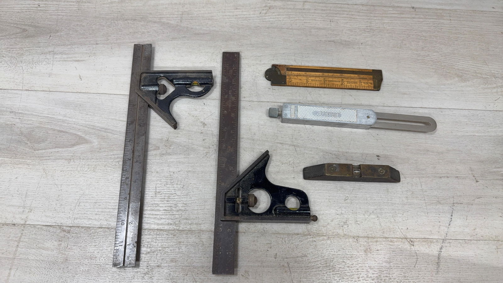 MILLERS FALLS & STANLEY SQUARES AND VINTAGE TOOLS (1 of 5)