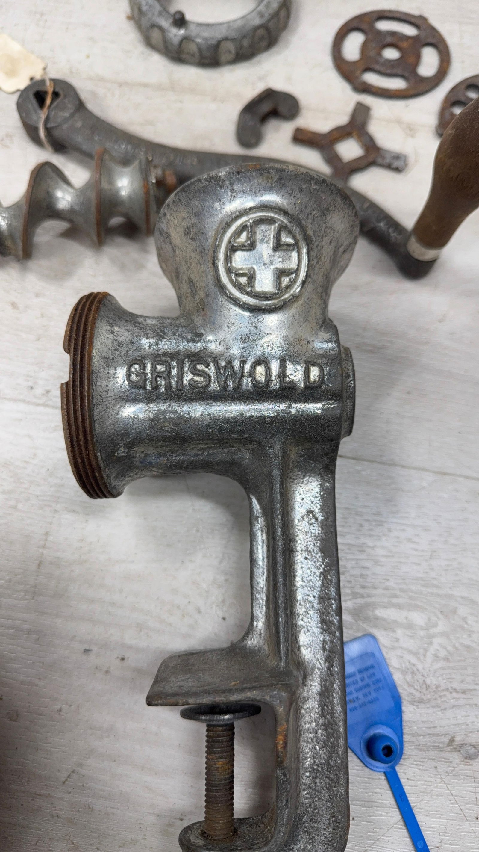 GRISWOLD NO.2 MEAT GRINDER - 6