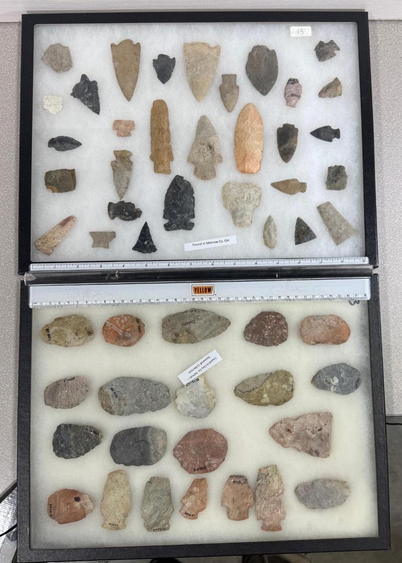 Arrowheads and Artifacts from Ohio and Kansas 50+ (1 of 5)