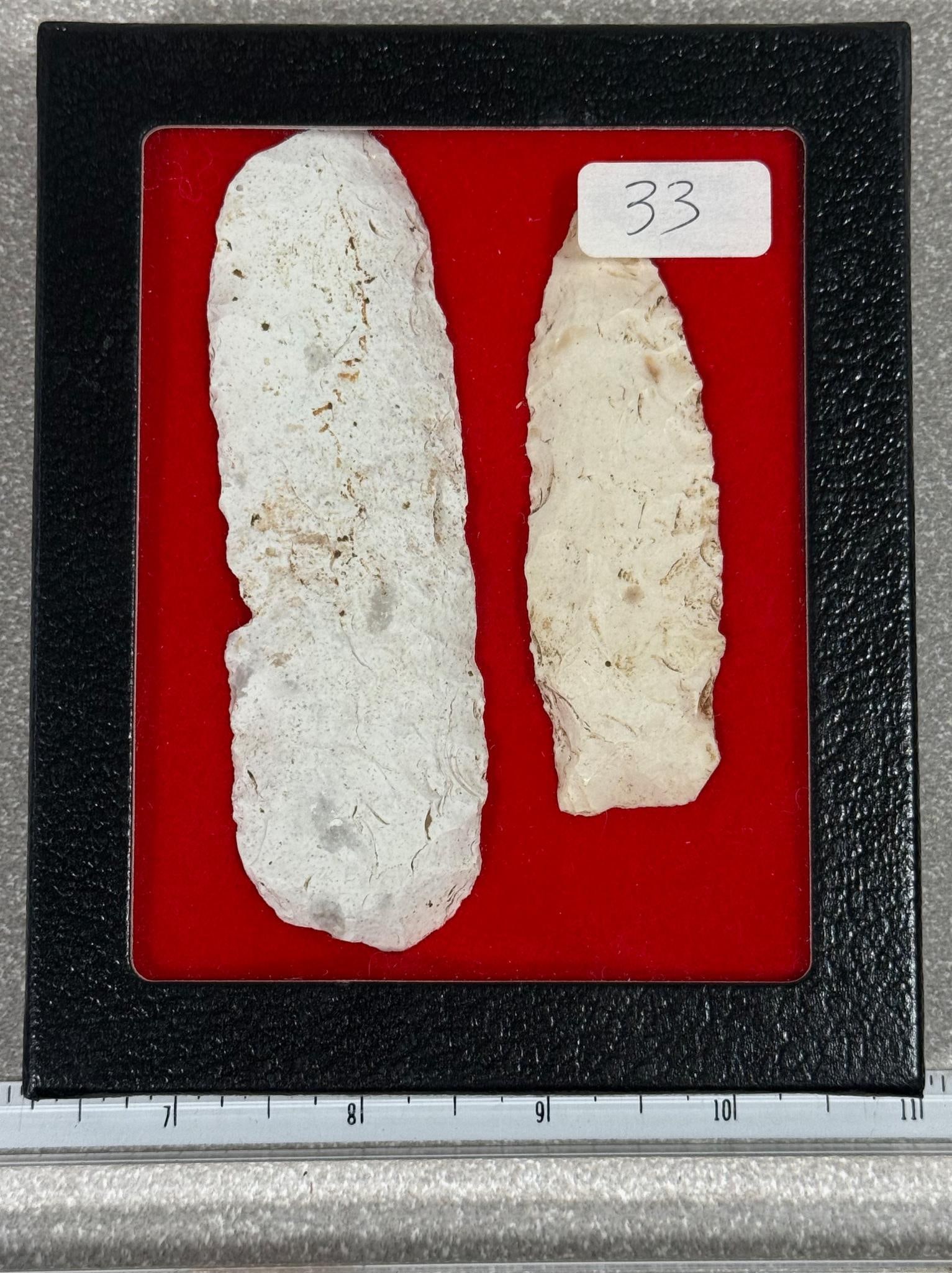 Paleo Artifacts from Missouri largest 4 1/2" (1 of 3)