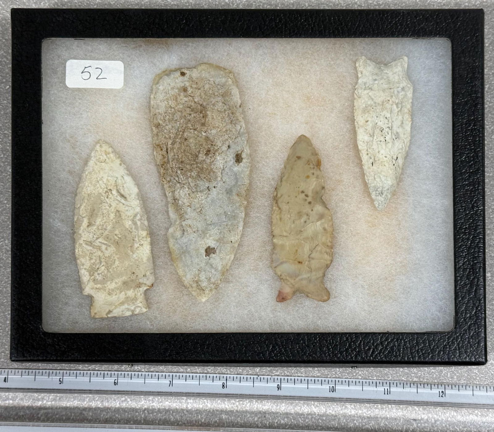 Frame of Missouri Artifacts 4 in lot largest 4 1/4" (1 of 4)