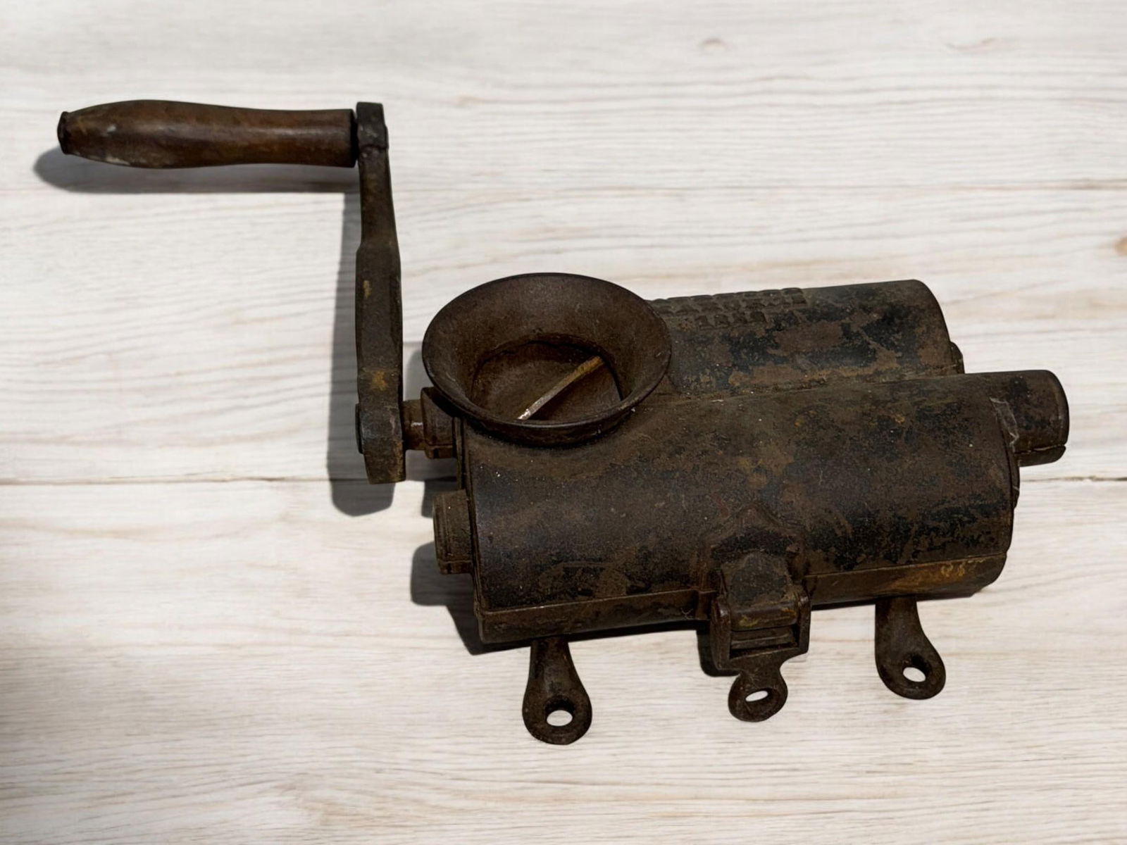 Antique Cast Iron Meat Grinder Sausage Stuffer Patent Date Mar.15, 1859 (1 of 6)