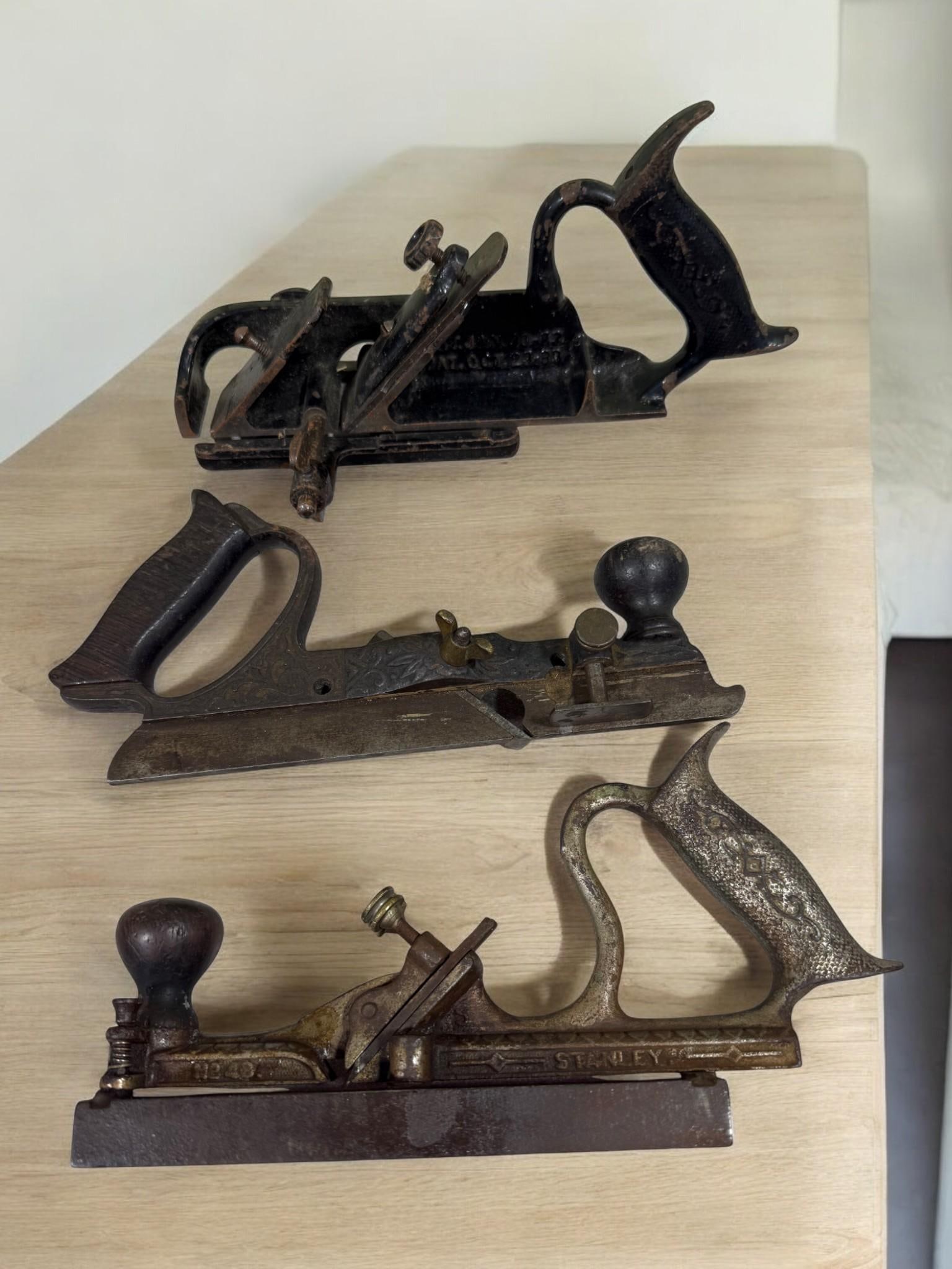 Stanley Combination Hand Planes, no. 78, no. 48 and part of an Early 45, Made in USA: Load-out Pick up for all online purchases for Antiques & collectibles is Monday, Tuesday, Wednesday, February 23rd, 24th, 25th At our shipper's location. We do offer shipping on all items