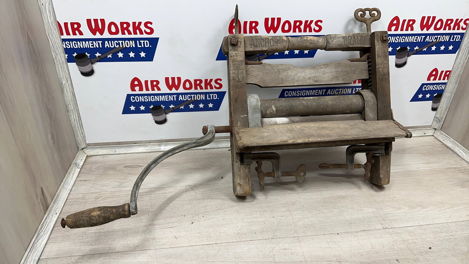 ANCHOR BRAND AUCTION RINGER: Load-out Pick up for all online purchases for Antiques & collectibles is Monday, Tuesday, Wednesday, February 23rd, 24th, 25th At our shipper's location. We do offer shipping on all items shippabl