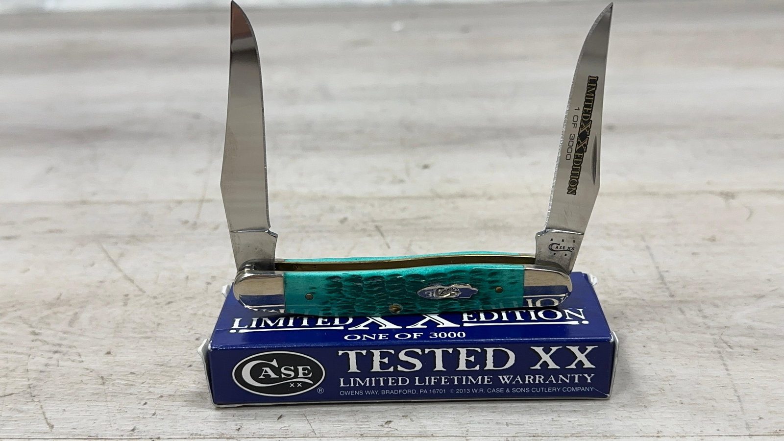 2015 CASE XX JADE MUSKRAT: Load-out Pick up for all online purchases for Antiques & collectibles is Monday, Tuesday, Wednesday, February 23rd, 24th, 25th At our shipper's location. We do offer shipping on all items shippabl