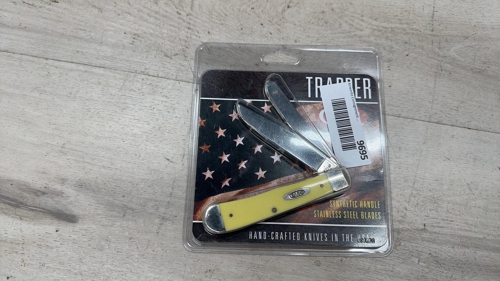 2008 CASE XX YELLOW TRAPPER IN ORIGNINAL PACKAGING: Load-out Pick up for all online purchases for Antiques & collectibles is Monday, Tuesday, Wednesday, February 23rd, 24th, 25th At our shipper's location. We do offer shipping on all items shippabl