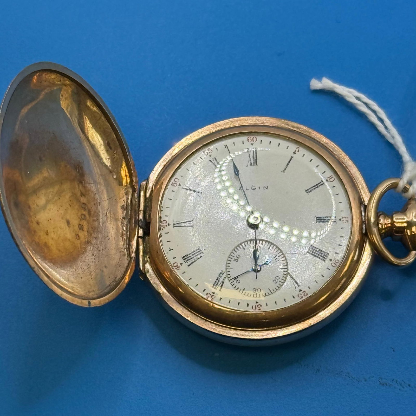 Elgin Pocket Watch, Grade 320, 7 Jewels, Serial 17656461, 1914 (1 of 7)