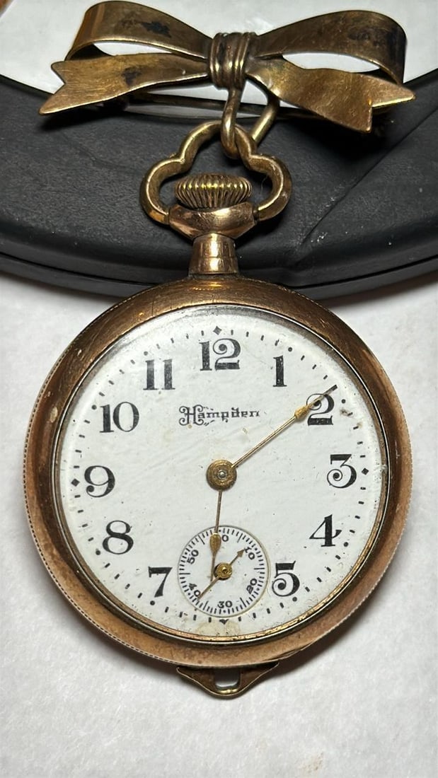 Hampden Molly Stark Pocket Watch, 1913, Mechanical, 7j, Serial #3143410 (1 of 5)