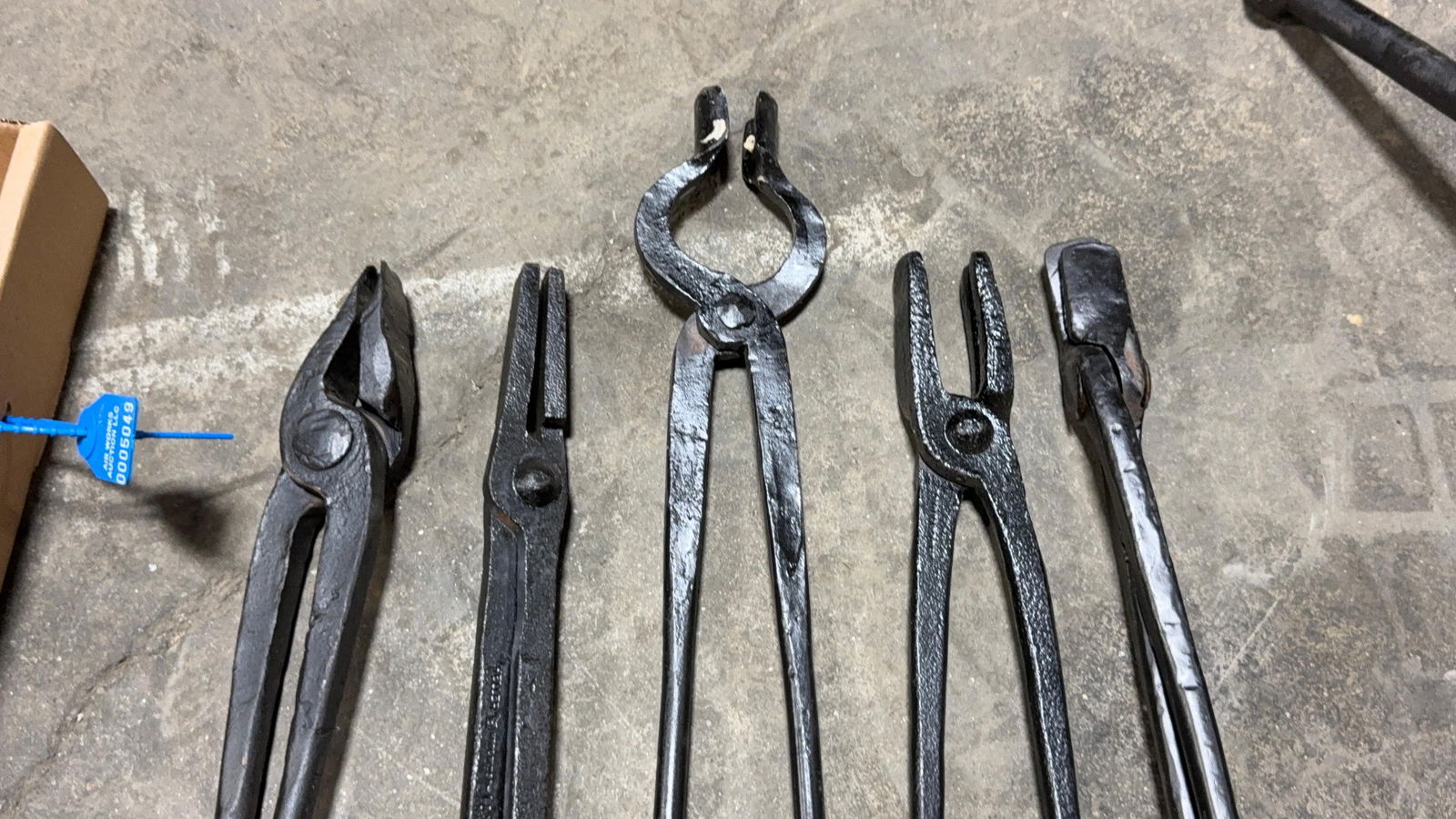 ASSORTED FORGE TONGS - 3