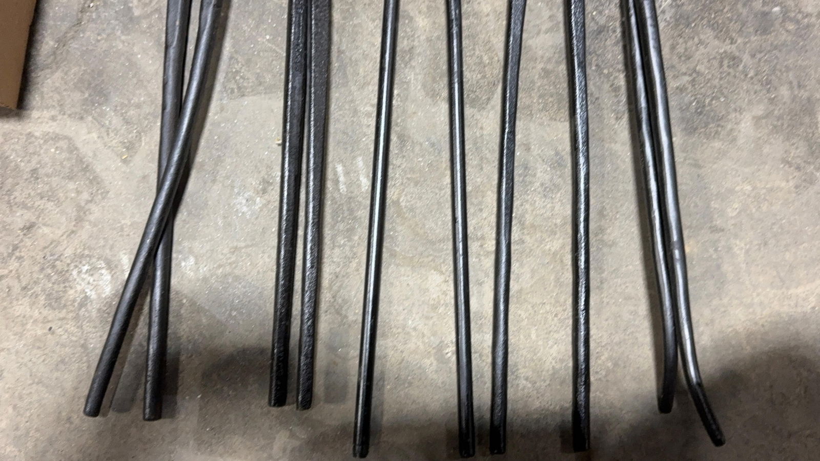 ASSORTED FORGE TONGS - 4