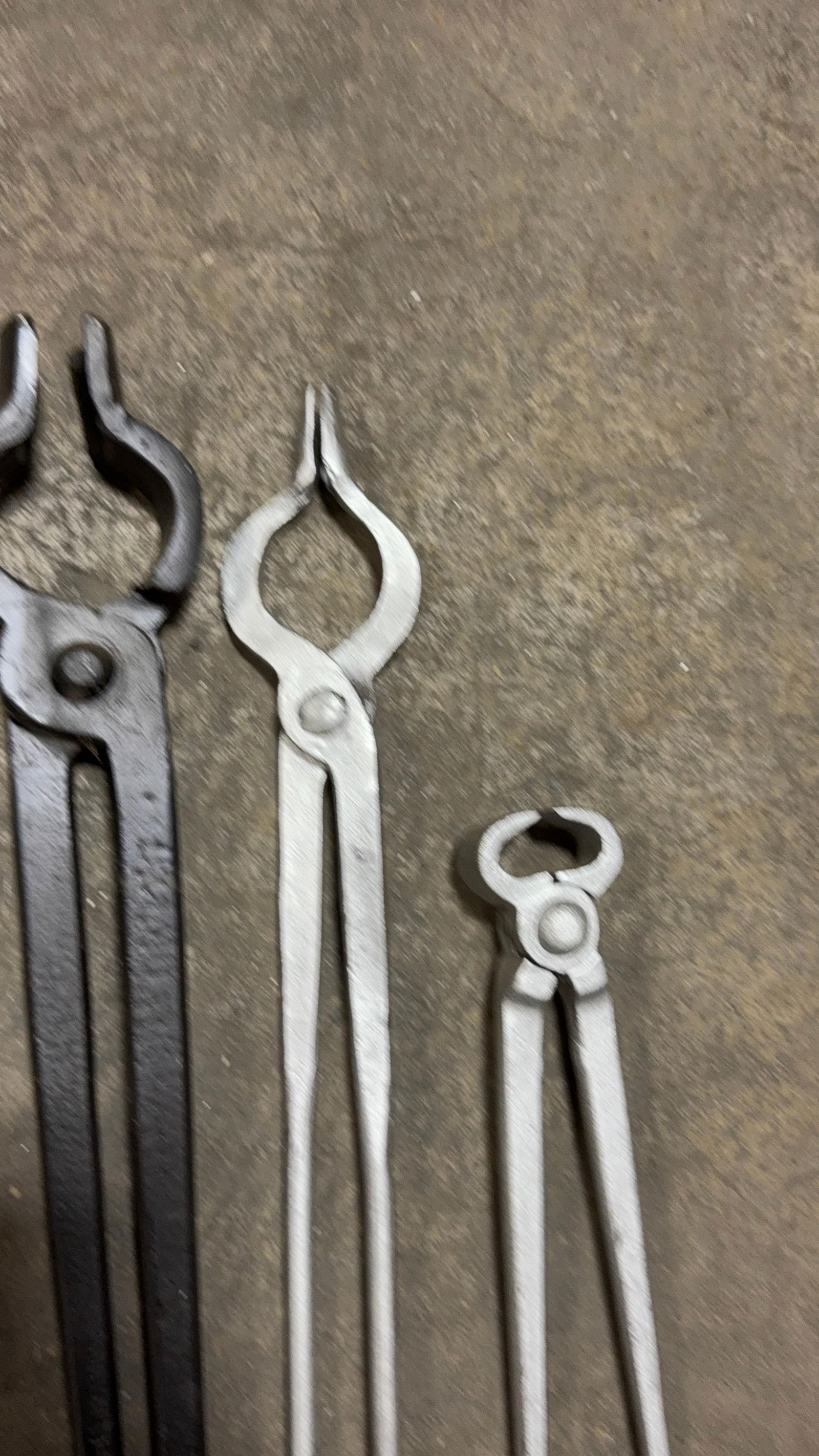 ASSORTED FORGING TONGS - 3