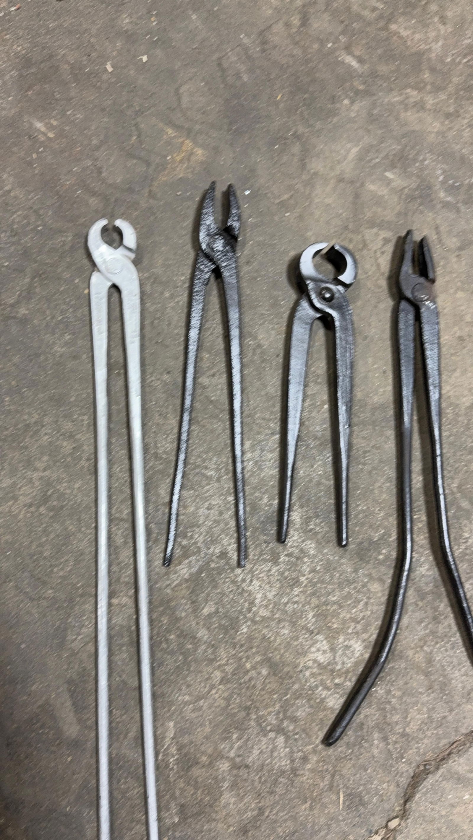 ASSORTED FORGING TONGS - 3