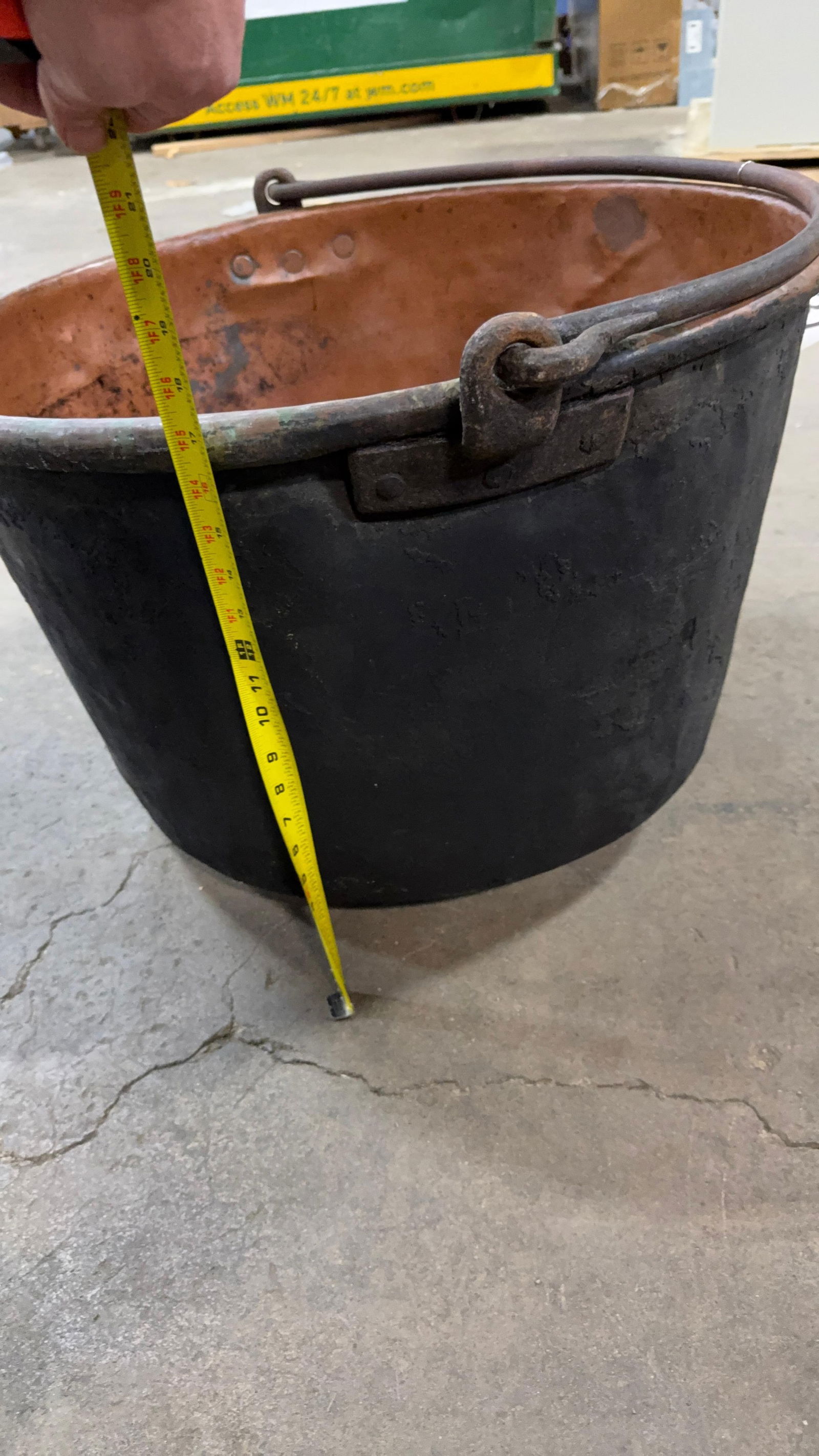 LARGE COPPER KETTLE - 6