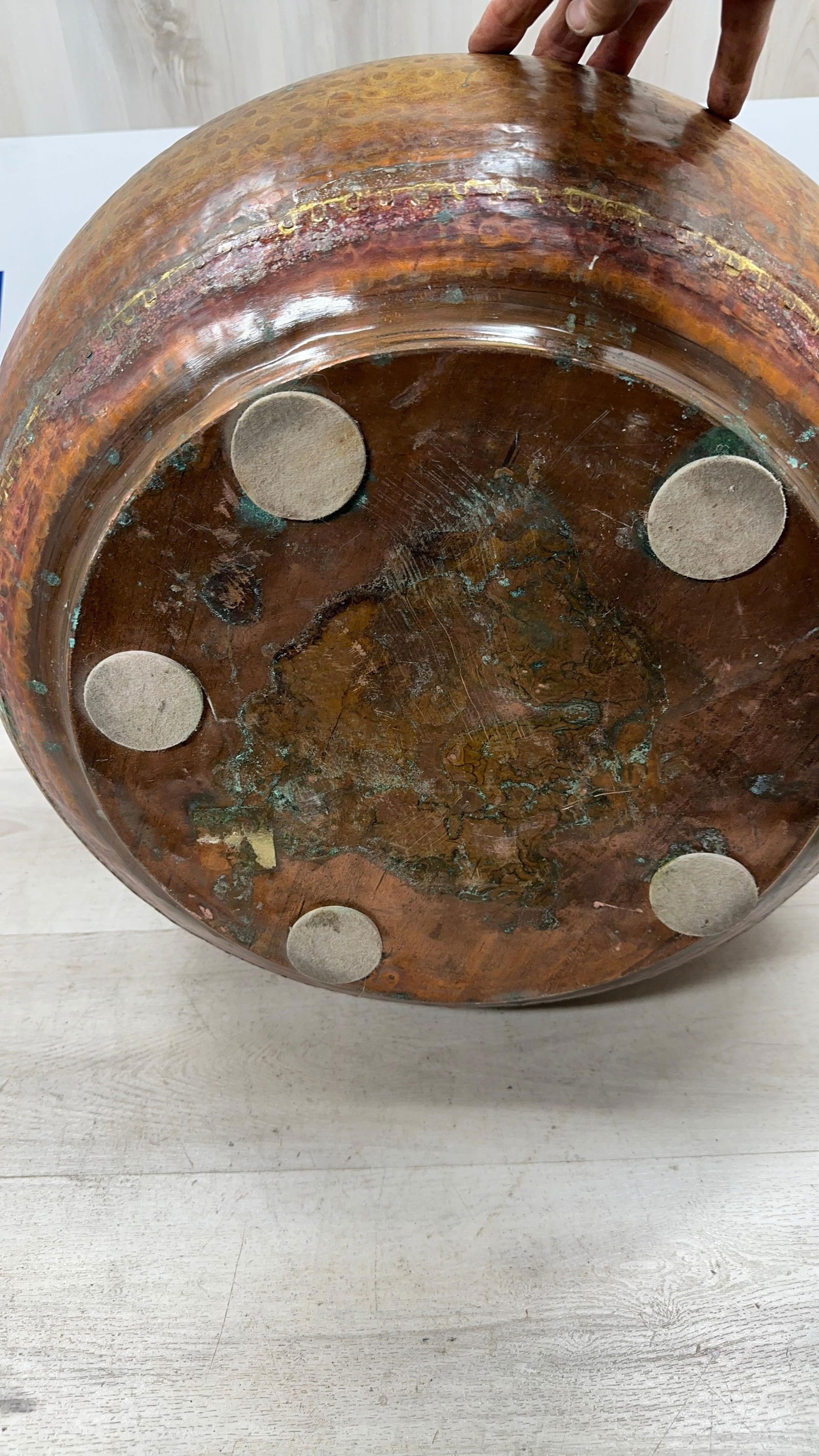 HAMMERED COPPER KETTLE - 8