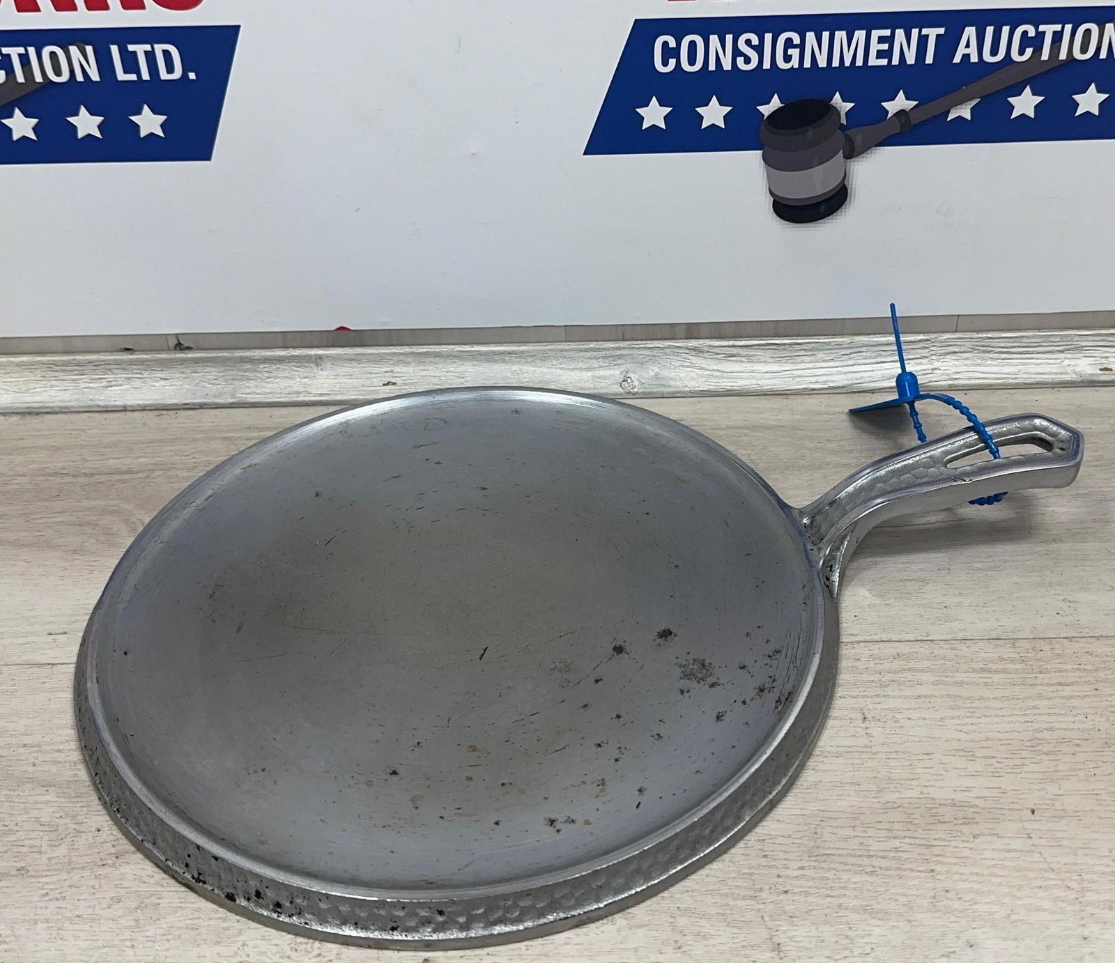 GRISWOLD NO. 9 SMALL LOGO PLATED: Load-out Pick up for all online purchases for Antiques & collectibles is Monday, Tuesday, Wednesday, February 23rd, 24th, 25th At our shipper's location. We do offer shipping on all items shippable wi