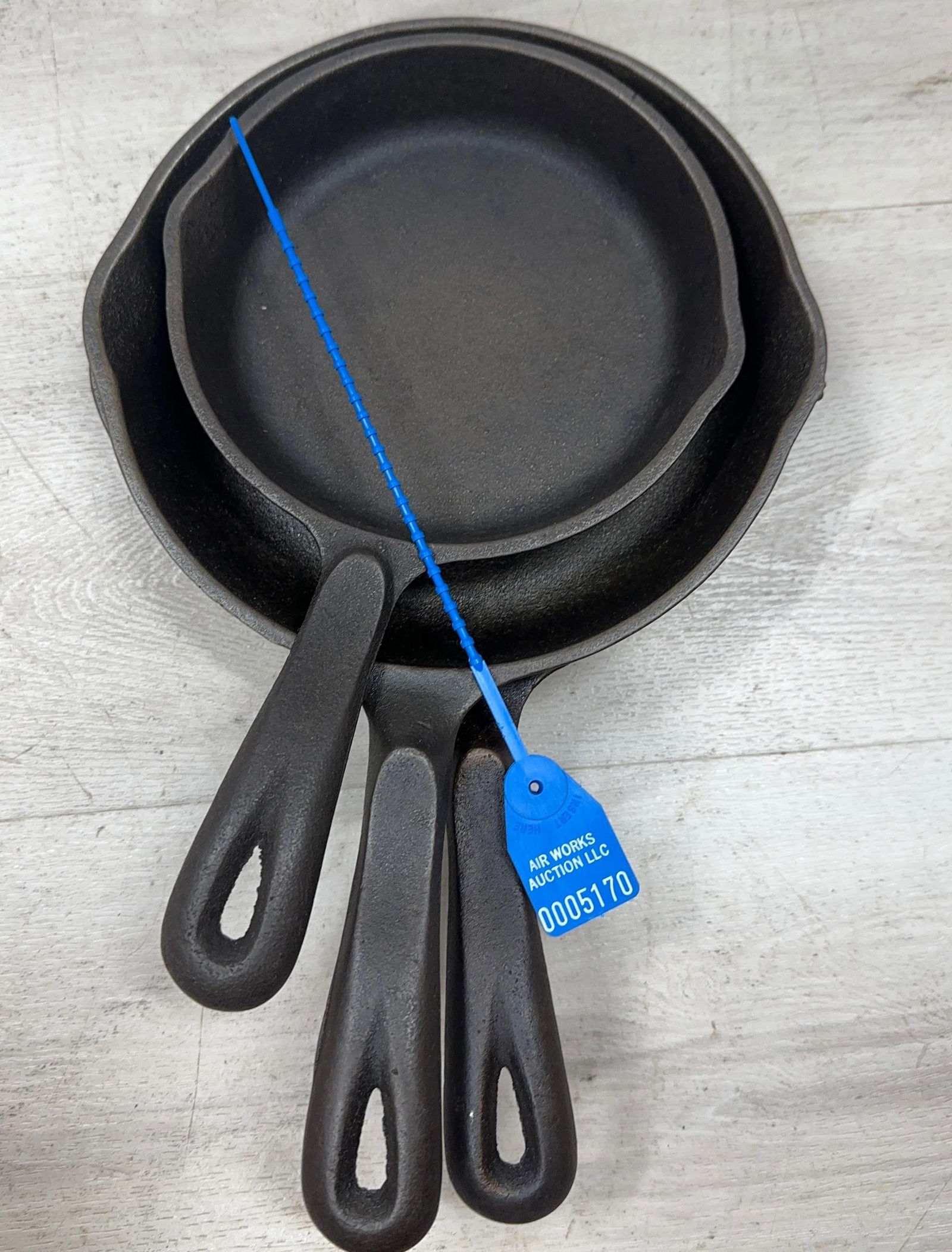 3 MODERN WAGNER SKILLETS. (1) 6.5" AND (2) 8": Load-out Pick up for all online purchases for Antiques & collectibles is Monday, Tuesday, Wednesday, February 23rd, 24th, 25th At our shipper's location. We do offer shipping on all items shippable wi