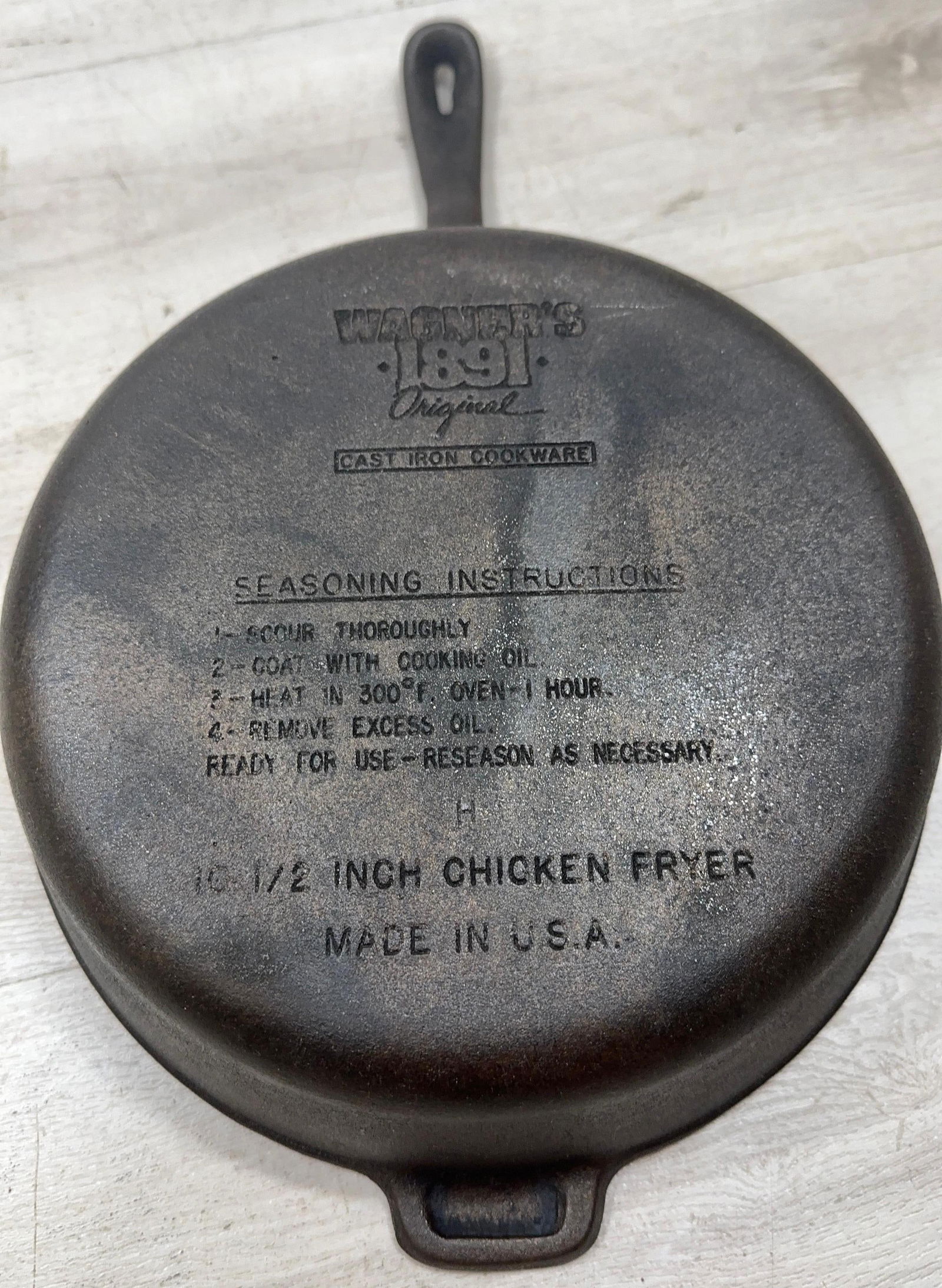 MODERN WAGNER 10.5" CHICKEN FRYER: Load-out Pick up for all online purchases for Antiques & collectibles is Monday, Tuesday, Wednesday, February 23rd, 24th, 25th At our shipper's location. We do offer shipping on all items shippable wi