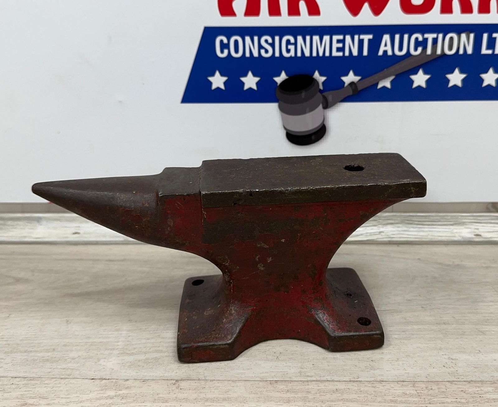 MINI DUNLAP ANVIL APPROX. 4#: Load-out Pick up for all online purchases for Antiques & collectibles is Monday, Tuesday, Wednesday, February 23rd, 24th, 25th At our shipper's location. We do offer shipping on all items shippable wi