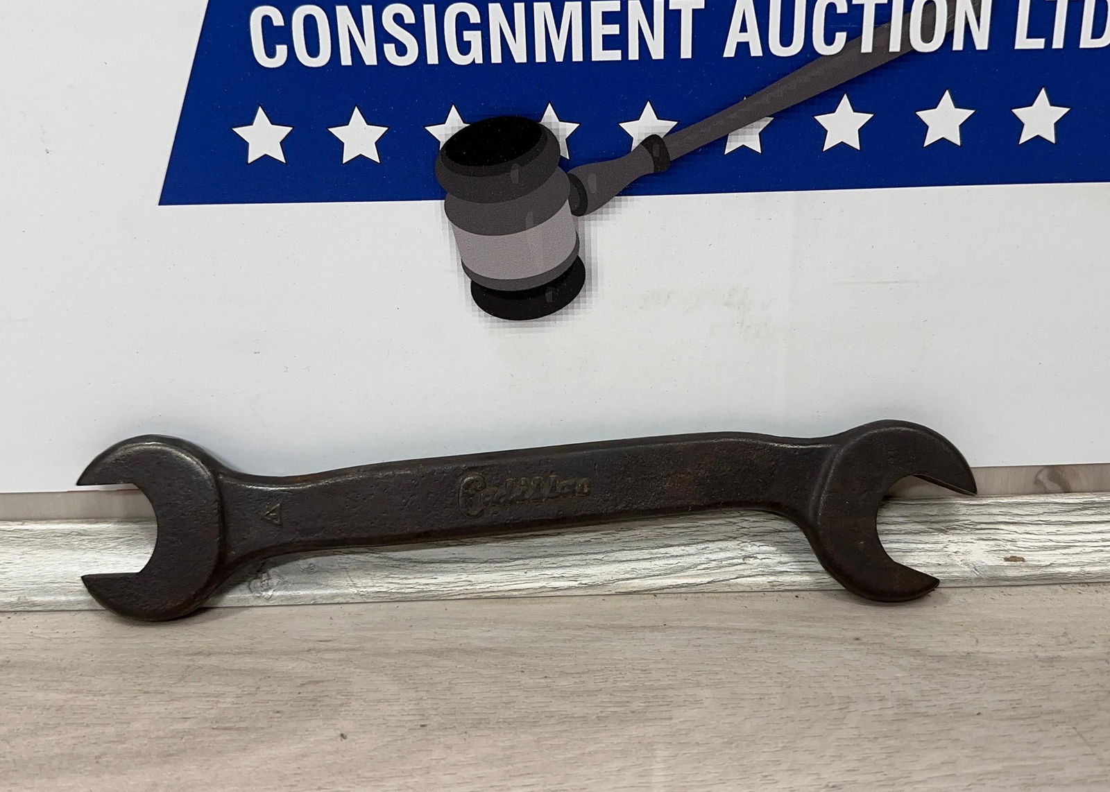 CADILLAC DOUBLE-END WRENCH - RARE!!: Load-out Pick up for all online purchases for Antiques & collectibles is Monday, Tuesday, Wednesday, February 23rd, 24th, 25th At our shipper's location. We do offer shipping on all items shippable wi