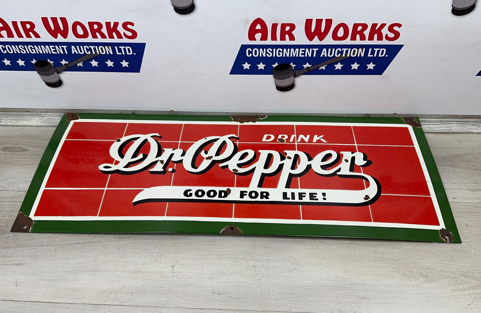 PORCEALAIN DR. PEPPER SIGN (1 of 7)