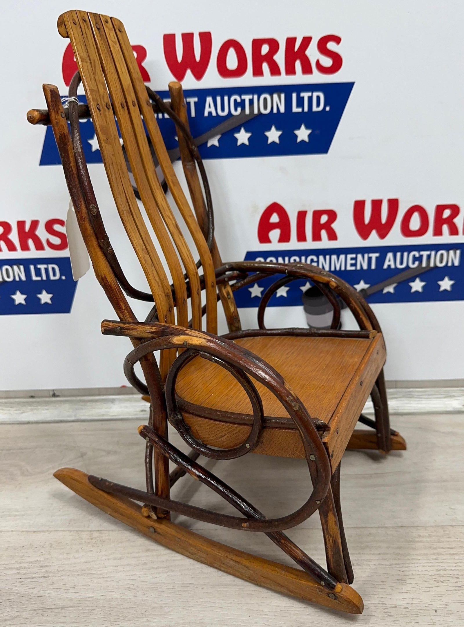 MINI HICKORY ROCKER: Load-out Pick up for all online purchases for Antiques & collectibles is Monday, Tuesday, Wednesday, February 23rd, 24th, 25th At our shipper's location. We do offer shipping on all items shippable wi