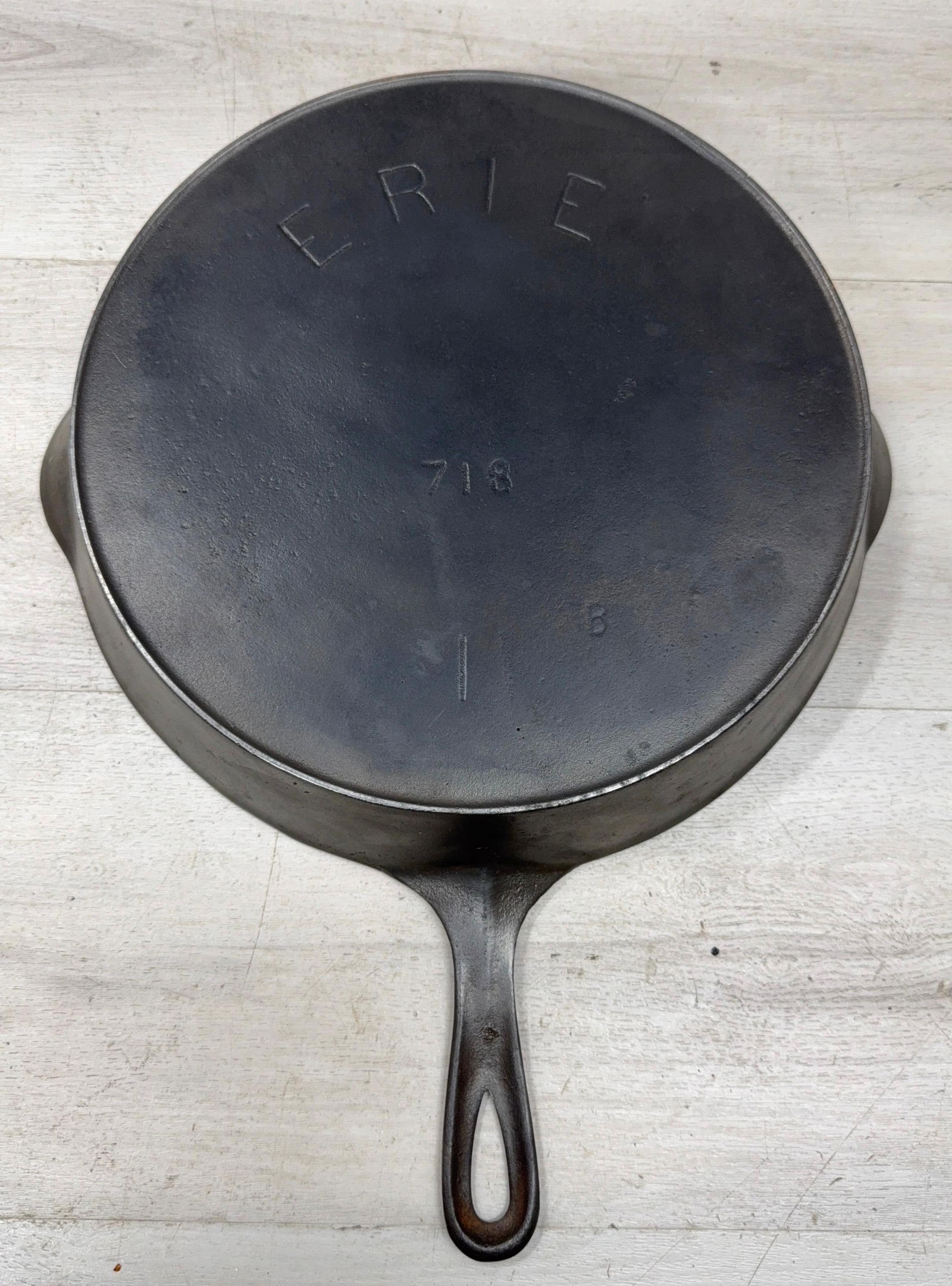 ERIE #11 CAST IRON SKILLET: Load-out Pick up for all online purchases for Antiques & collectibles is Monday, Tuesday, Wednesday, February 23rd, 24th, 25th At our shipper's location. We do offer shipping on all items shippable wi