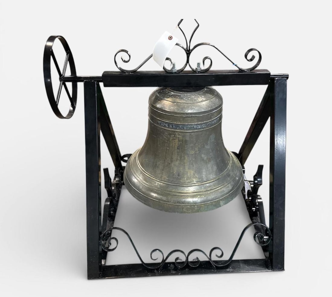 VANDUZEN CO. BRASS BELL: Load-out Pick up for all online purchases for Antiques & collectibles is Monday, Tuesday, Wednesday, February 23rd, 24th, 25th At our shipper's location. We do offer shipping on all items shippable wi
