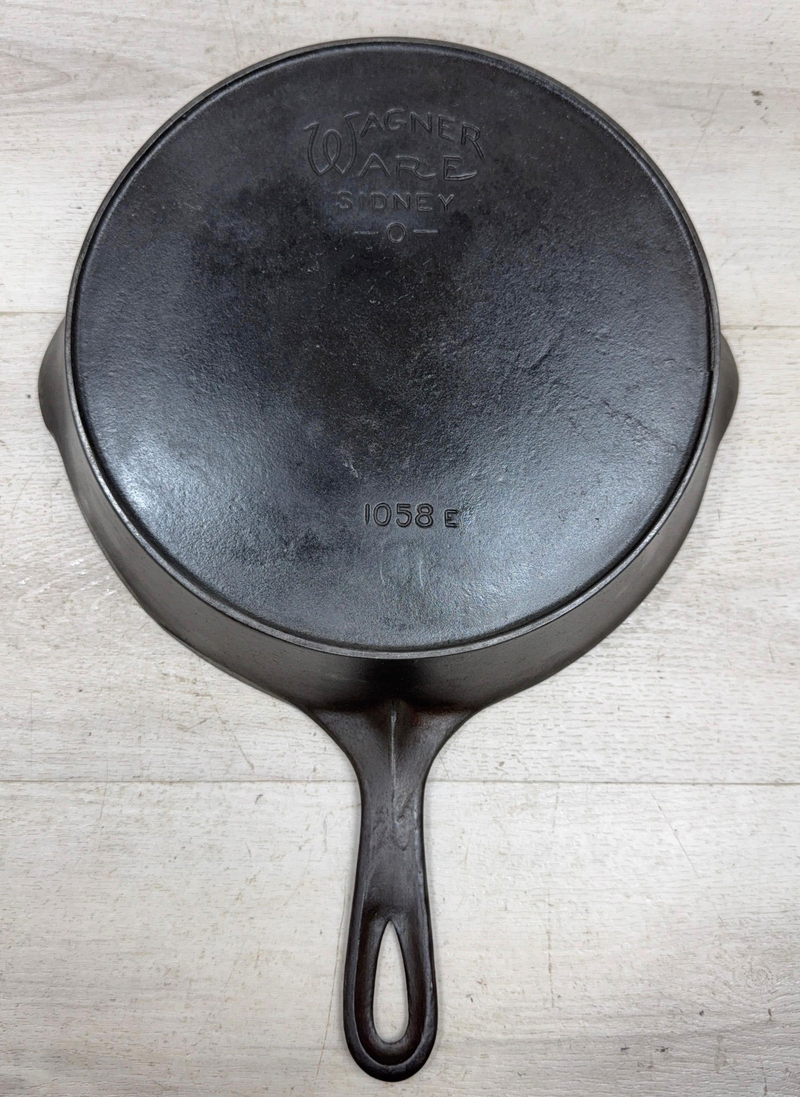 WAGNER WARE NO. 8 1058 E: Load-out Pick up for all online purchases for Antiques & collectibles is Monday, Tuesday, Wednesday, February 23rd, 24th, 25th At our shipper's location. We do offer shipping on all items shippable wi